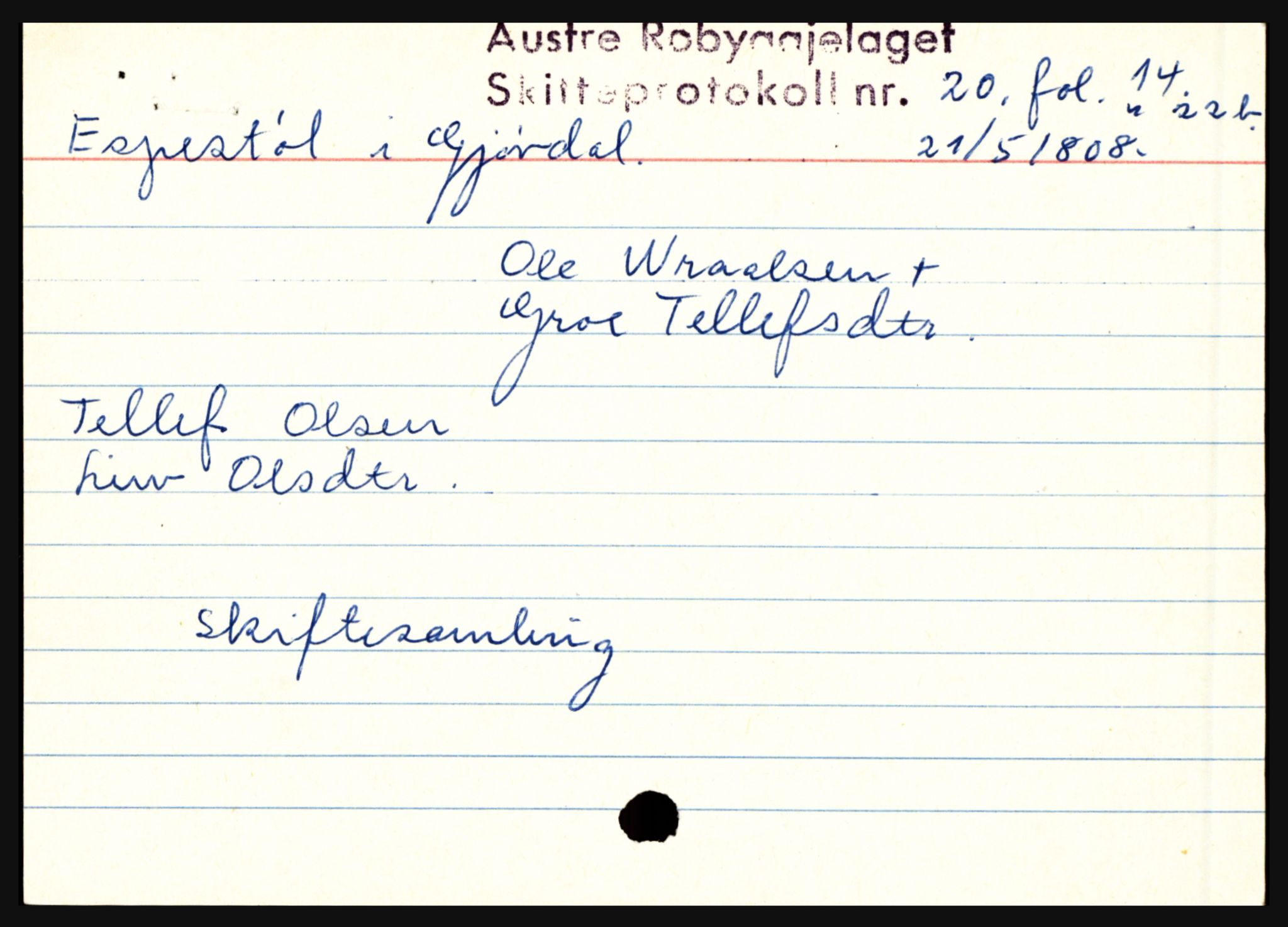 Østre Råbyggelag sorenskriveri, AV/SAK-1221-0016/H, p. 2507