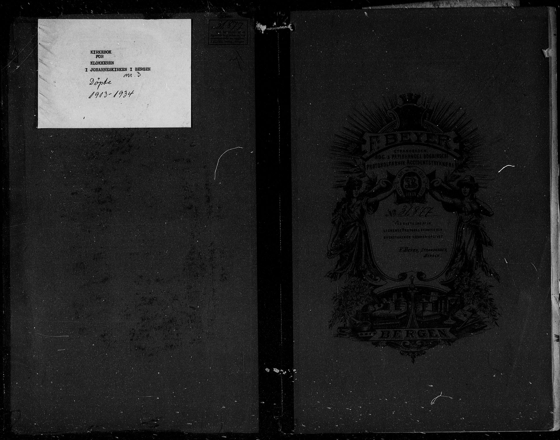 Johanneskirken sokneprestembete, SAB/A-76001/H/Hab: Parish register (copy) no. A 3, 1913-1934