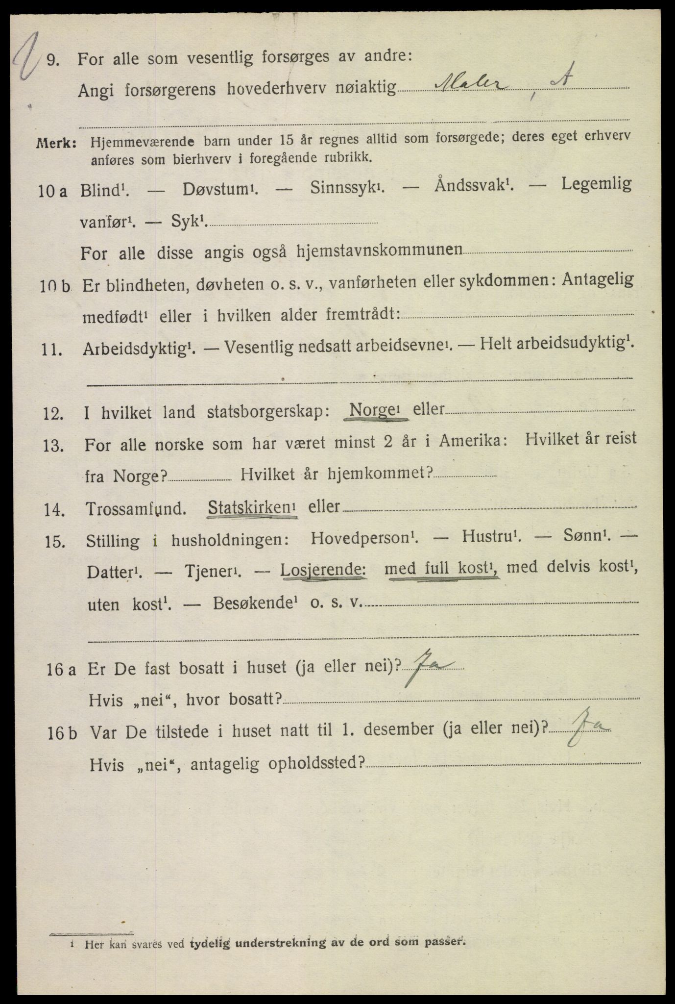 SAH, 1920 census for Løten, 1920, p. 14742