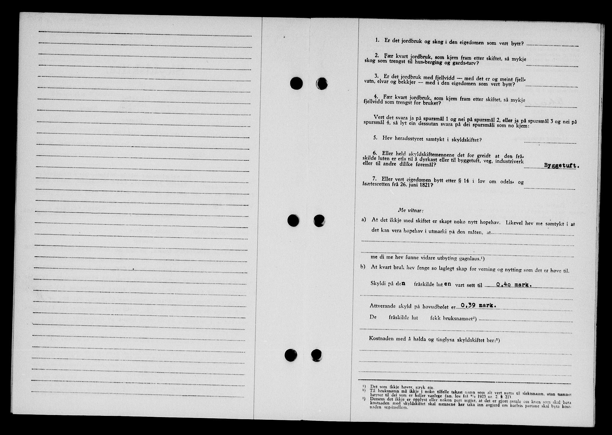 Karmsund sorenskriveri, SAST/A-100311/01/II/IIB/L0090: Mortgage book no. 70A, 1947-1947, Diary no: : 1970/1947