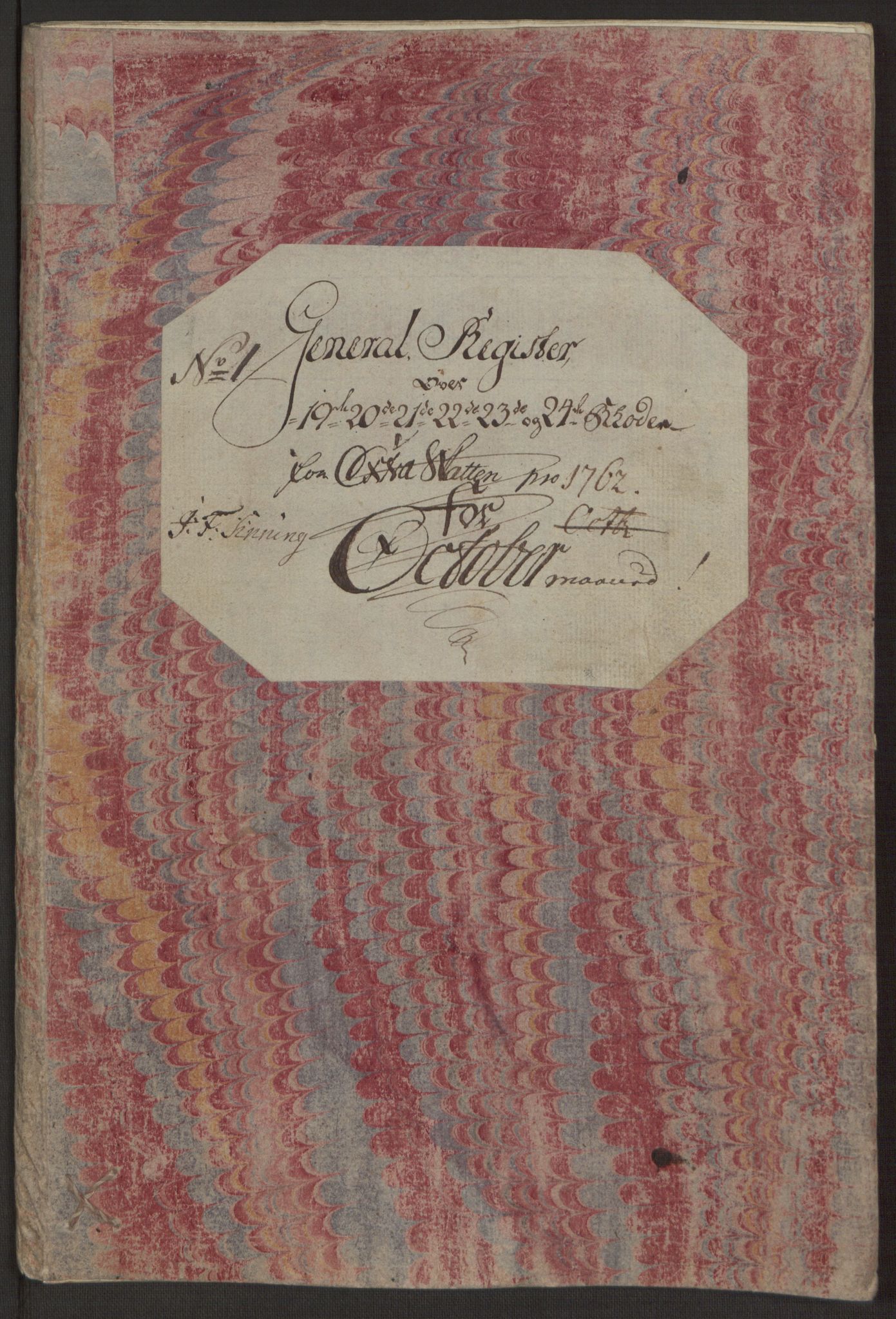 Rentekammeret inntil 1814, Reviderte regnskaper, Byregnskaper, RA/EA-4066/R/Rp/L0365/0001: [P20] Kontribusjonsregnskap / Ekstraskatt, 1762, p. 149