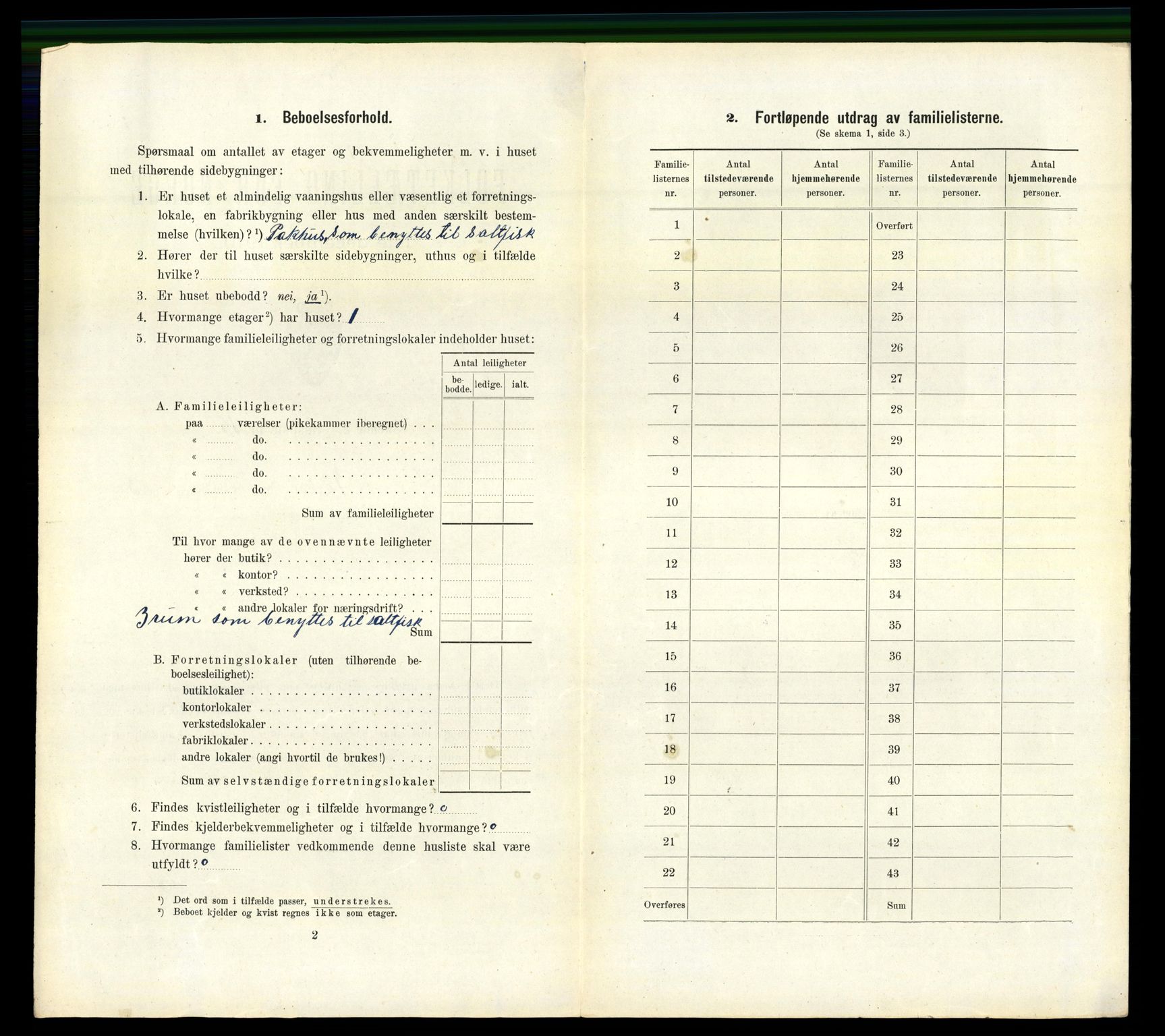 RA, 1910 census for Vardø, 1910, p. 497