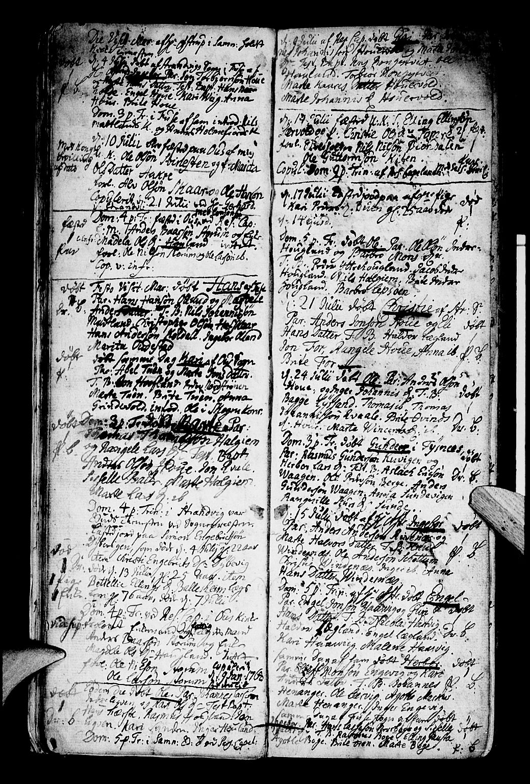 Os sokneprestembete, SAB/A-99929: Parish register (official) no. A 9, 1766-1779, p. 13