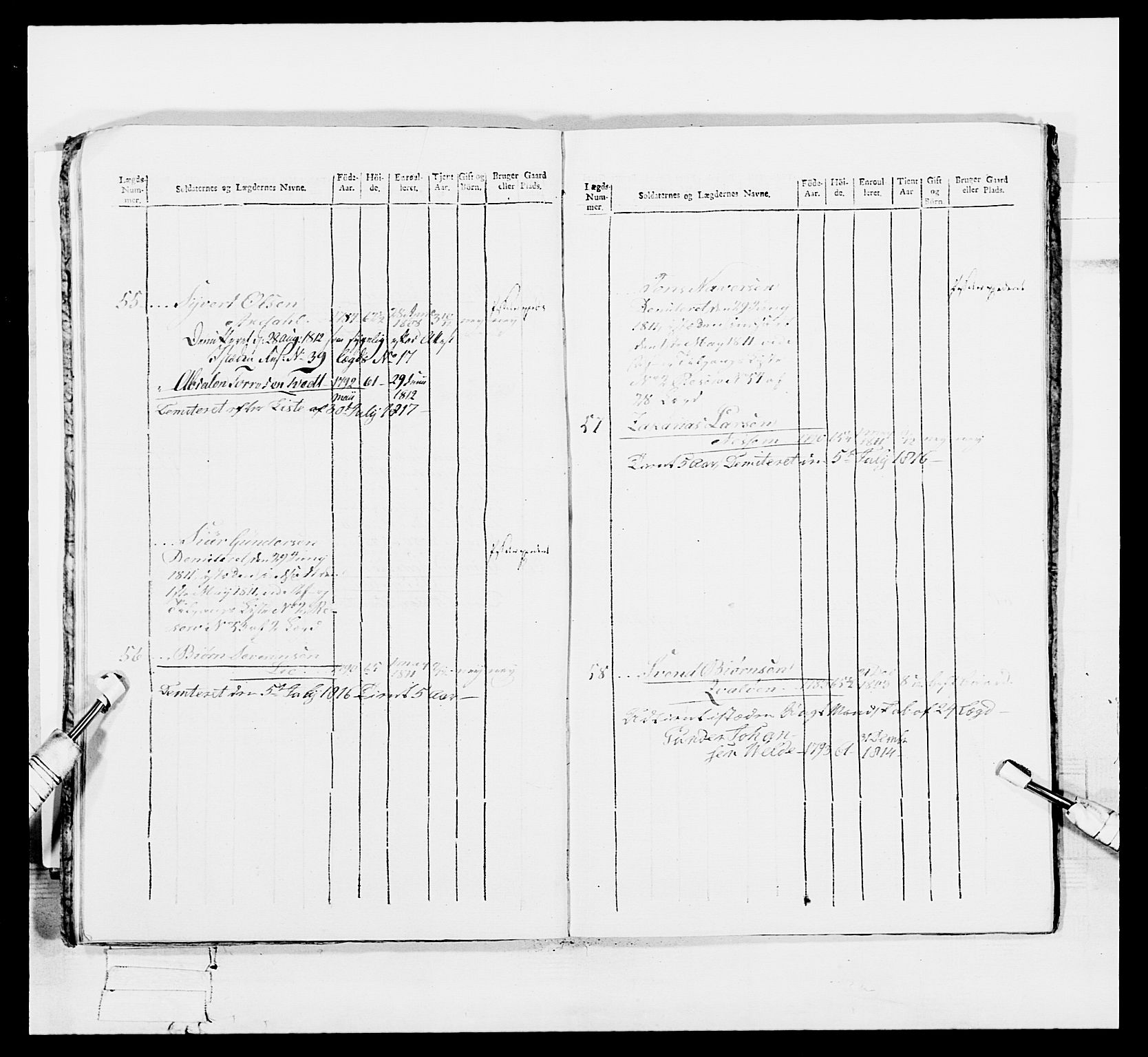 Generalitets- og kommissariatskollegiet, Det kongelige norske kommissariatskollegium, AV/RA-EA-5420/E/Eh/L0113: Vesterlenske nasjonale infanteriregiment, 1812, p. 556