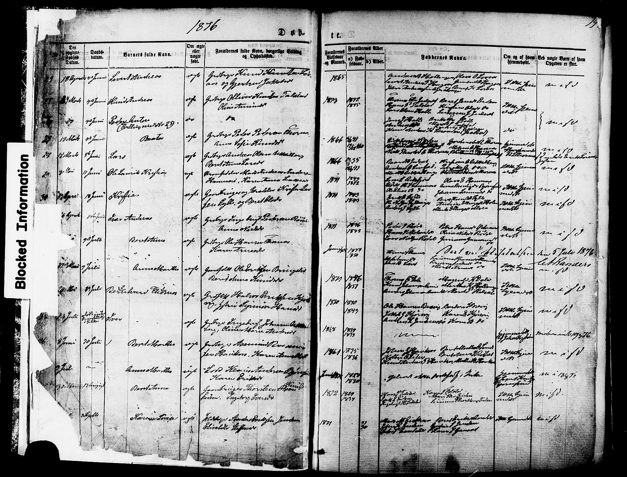 Ministerialprotokoller, klokkerbøker og fødselsregistre - Møre og Romsdal, SAT/A-1454/565/L0749: Parish register (official) no. 565A03, 1871-1886, p. 19