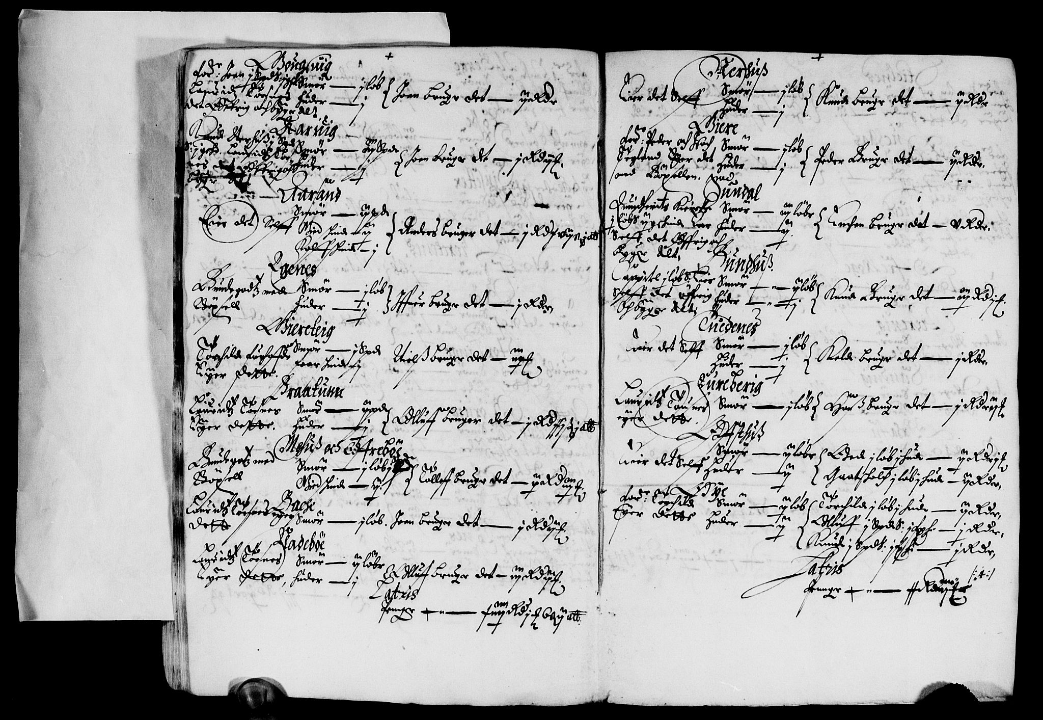 Rentekammeret inntil 1814, Reviderte regnskaper, Lensregnskaper, AV/RA-EA-5023/R/Rb/Rbt/L0123: Bergenhus len, 1652