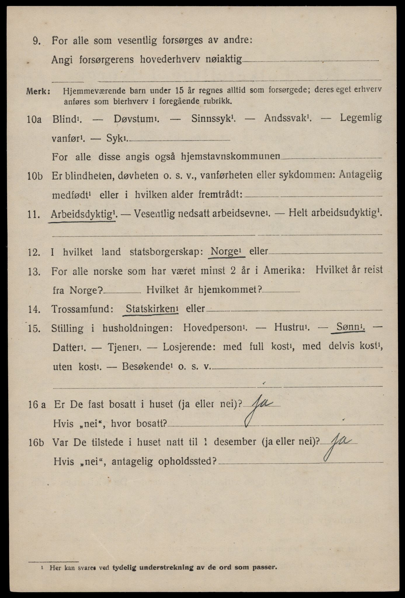 SAKO, 1920 census for Nissedal, 1920, p. 1840