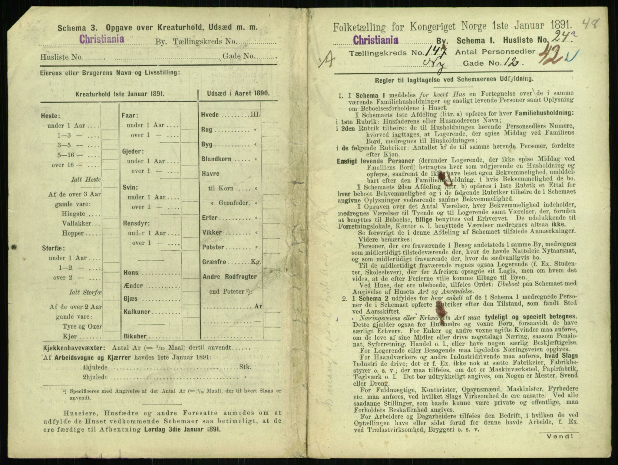 RA, 1891 census for 0301 Kristiania, 1891, p. 81589