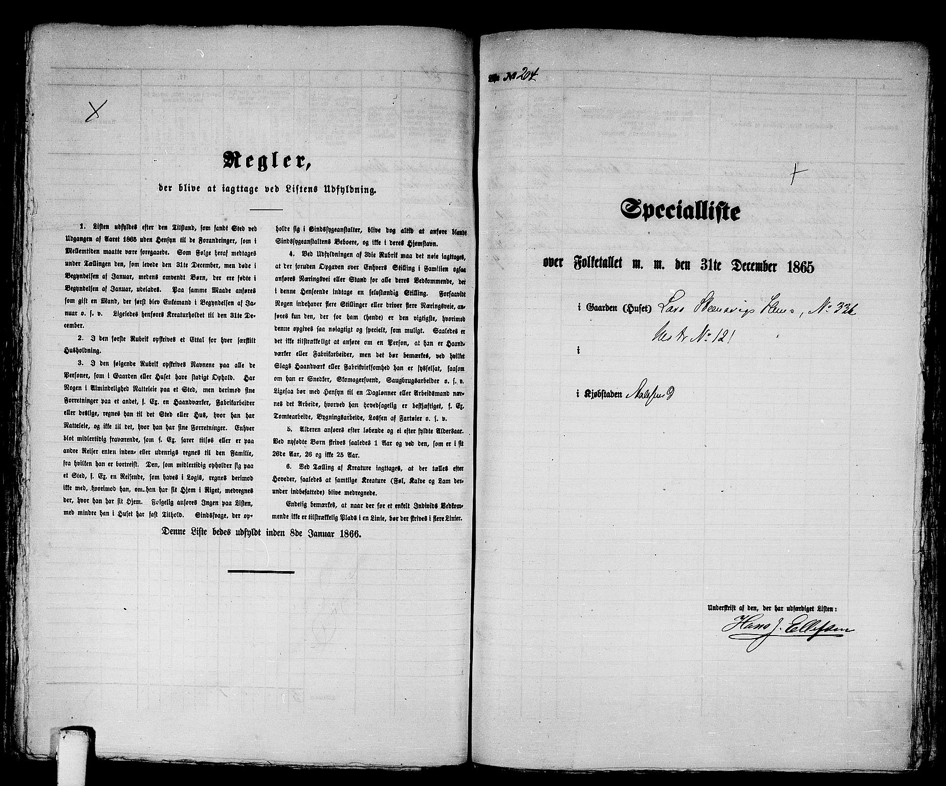 RA, 1865 census for Ålesund, 1865, p. 429