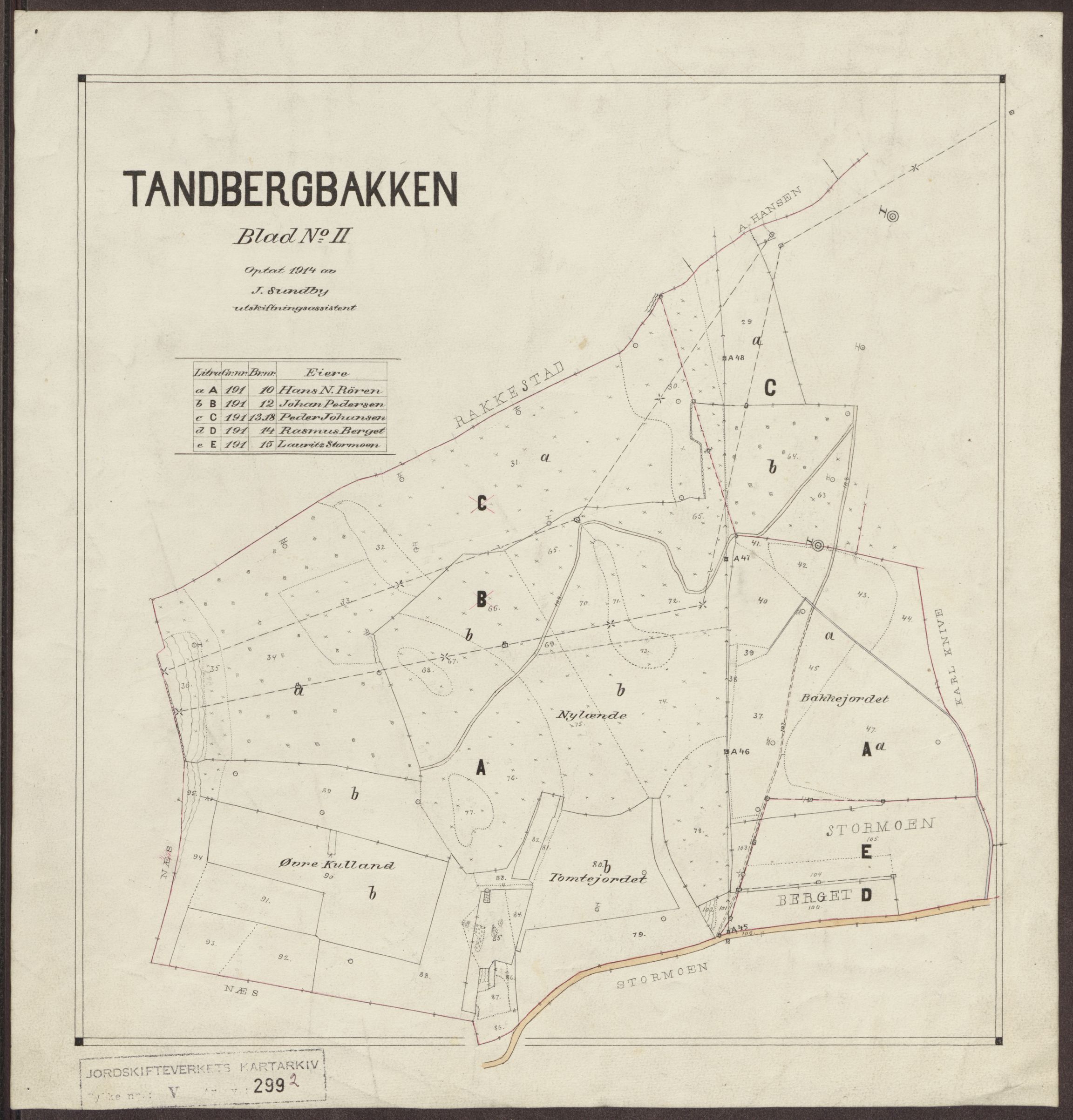 Jordskifteverkets kartarkiv, RA/S-3929/T, 1859-1988, p. 430