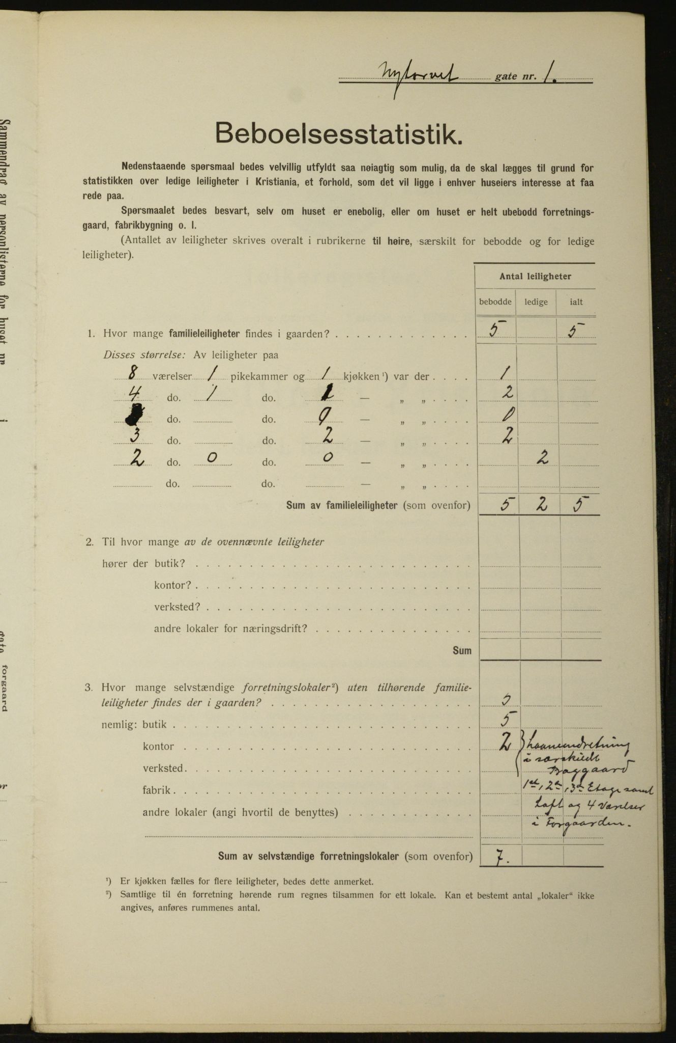 OBA, Municipal Census 1912 for Kristiania, 1912, p. 74712