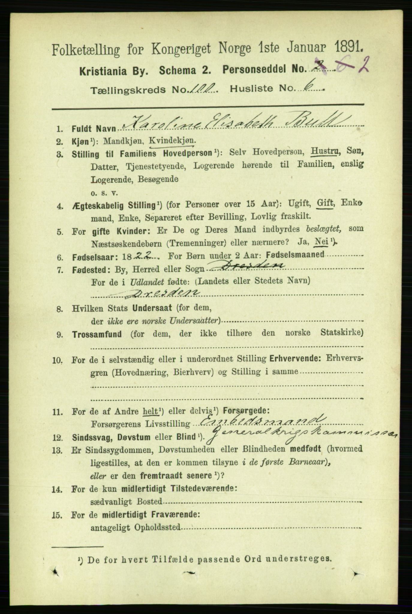 RA, 1891 census for 0301 Kristiania, 1891, p. 49390