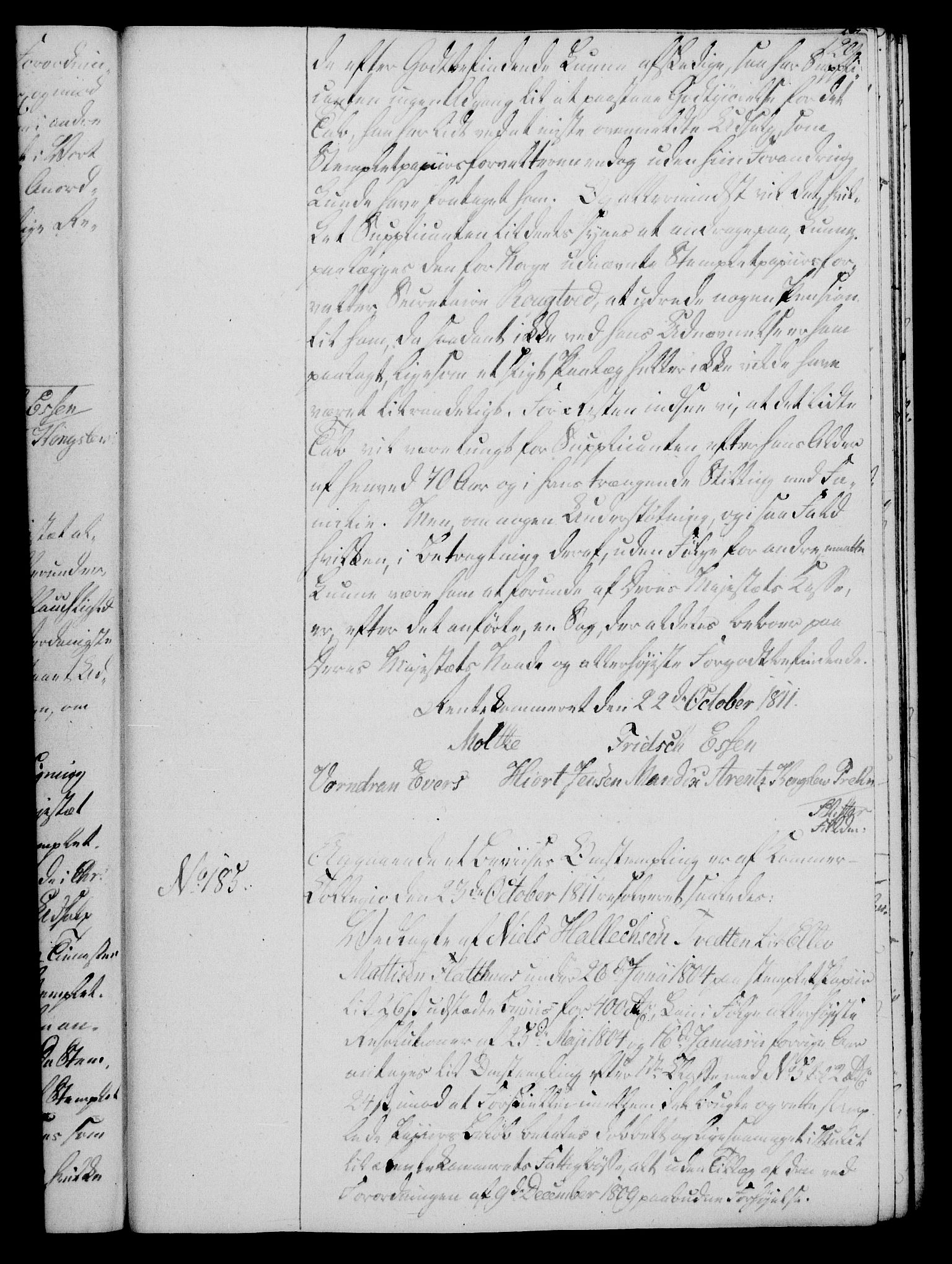 Rentekammeret, Kammerkanselliet, AV/RA-EA-3111/G/Gg/Gga/L0020: Norsk ekspedisjonsprotokoll med register (merket RK 53.20), 1811-1814, p. 129