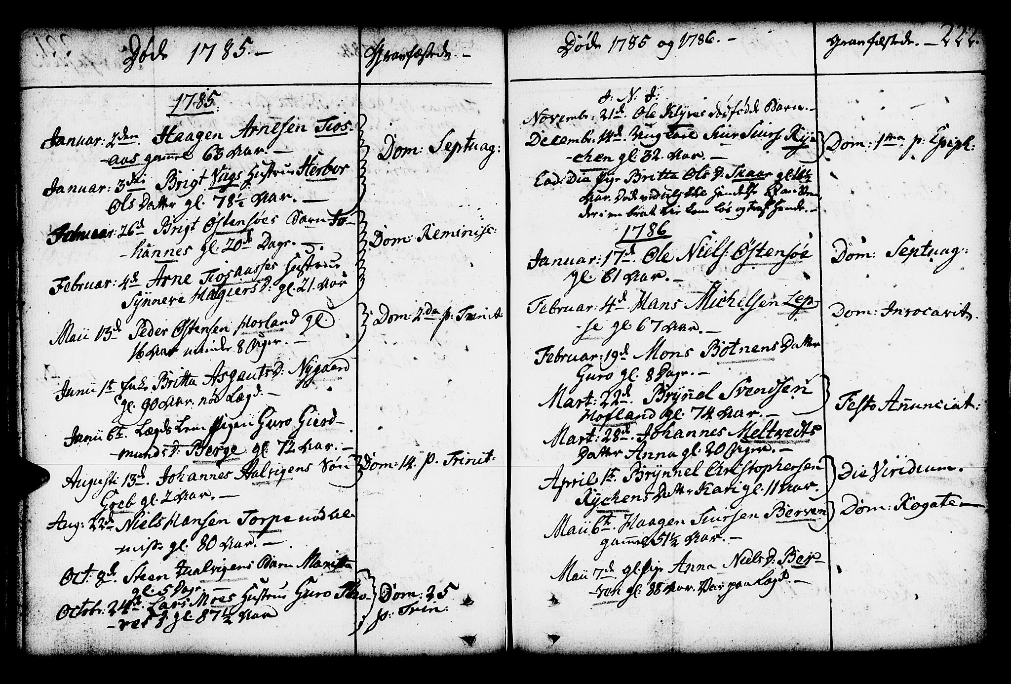 Kvam sokneprestembete, AV/SAB-A-76201/H/Haa: Parish register (official) no. A 4, 1743-1795, p. 222