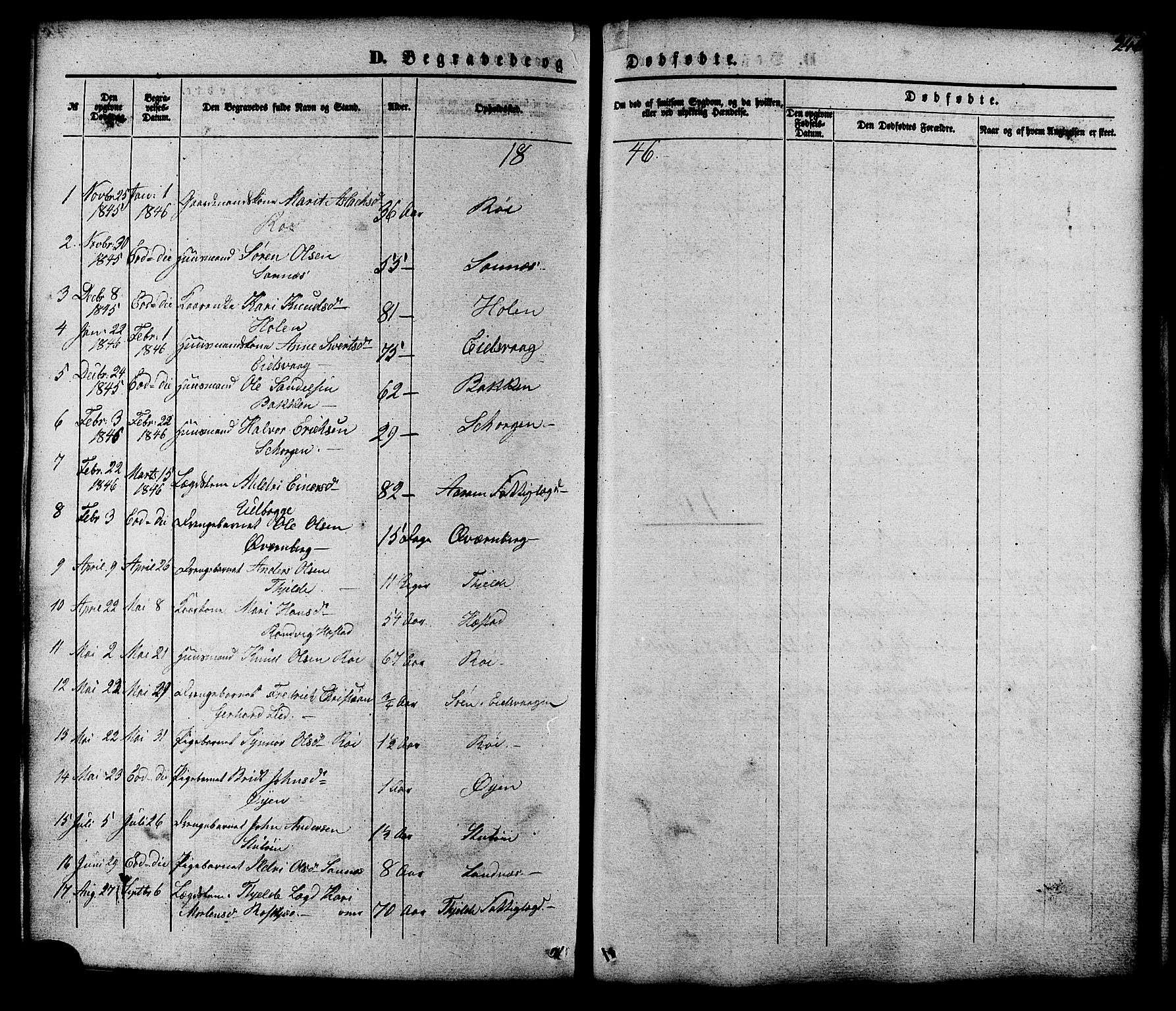 Ministerialprotokoller, klokkerbøker og fødselsregistre - Møre og Romsdal, SAT/A-1454/551/L0625: Parish register (official) no. 551A05, 1846-1879, p. 246