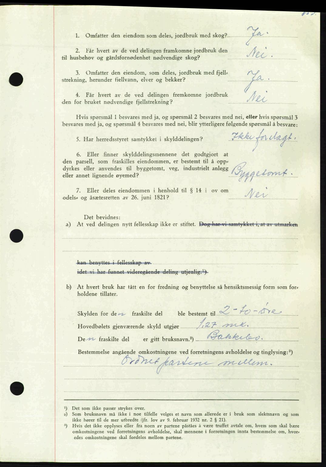 Nordmøre sorenskriveri, AV/SAT-A-4132/1/2/2Ca: Mortgage book no. A115, 1950-1950, Diary no: : 1579/1950