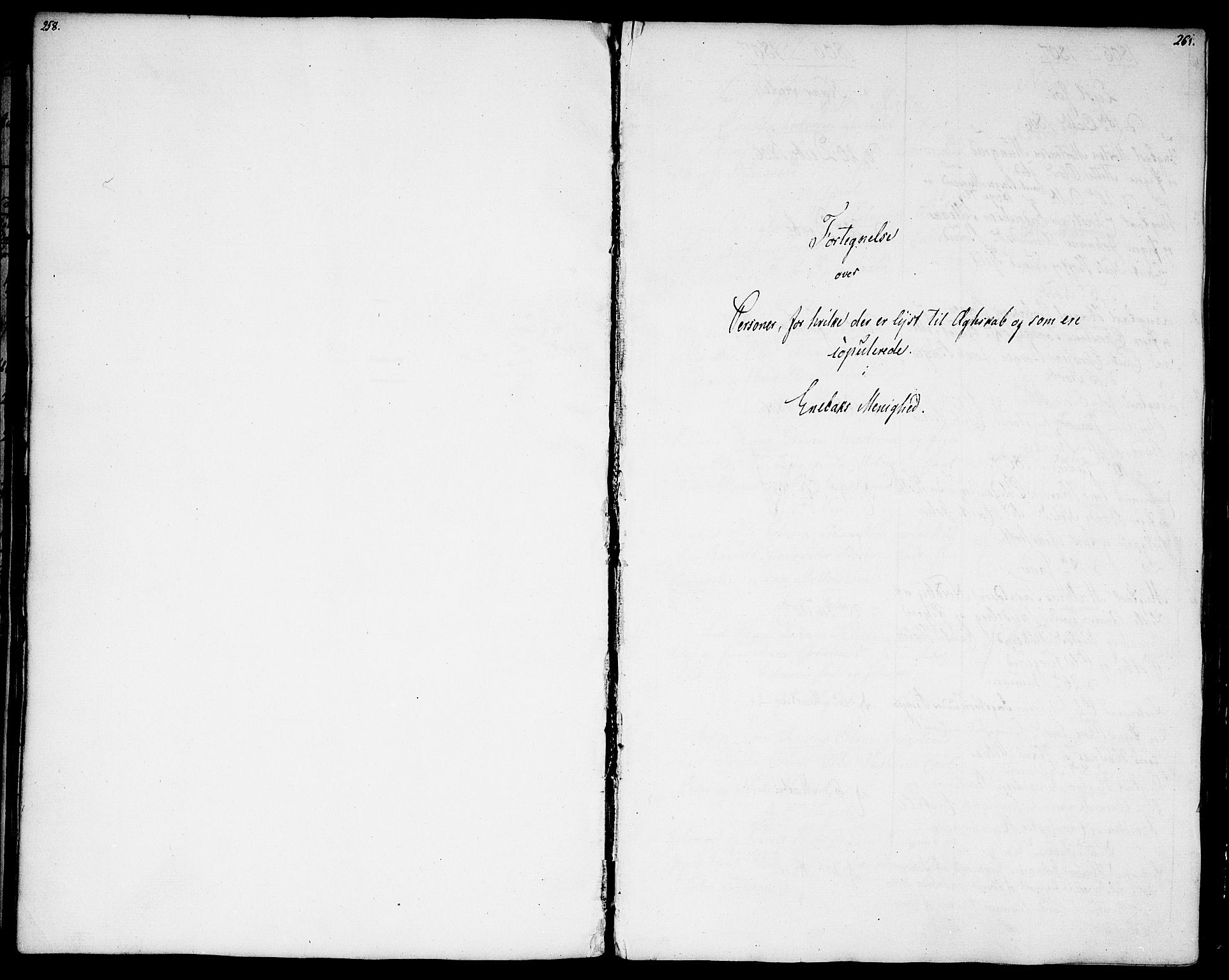 Enebakk prestekontor Kirkebøker, SAO/A-10171c/F/Fa/L0004: Parish register (official) no. I 4, 1806-1854, p. 260-261
