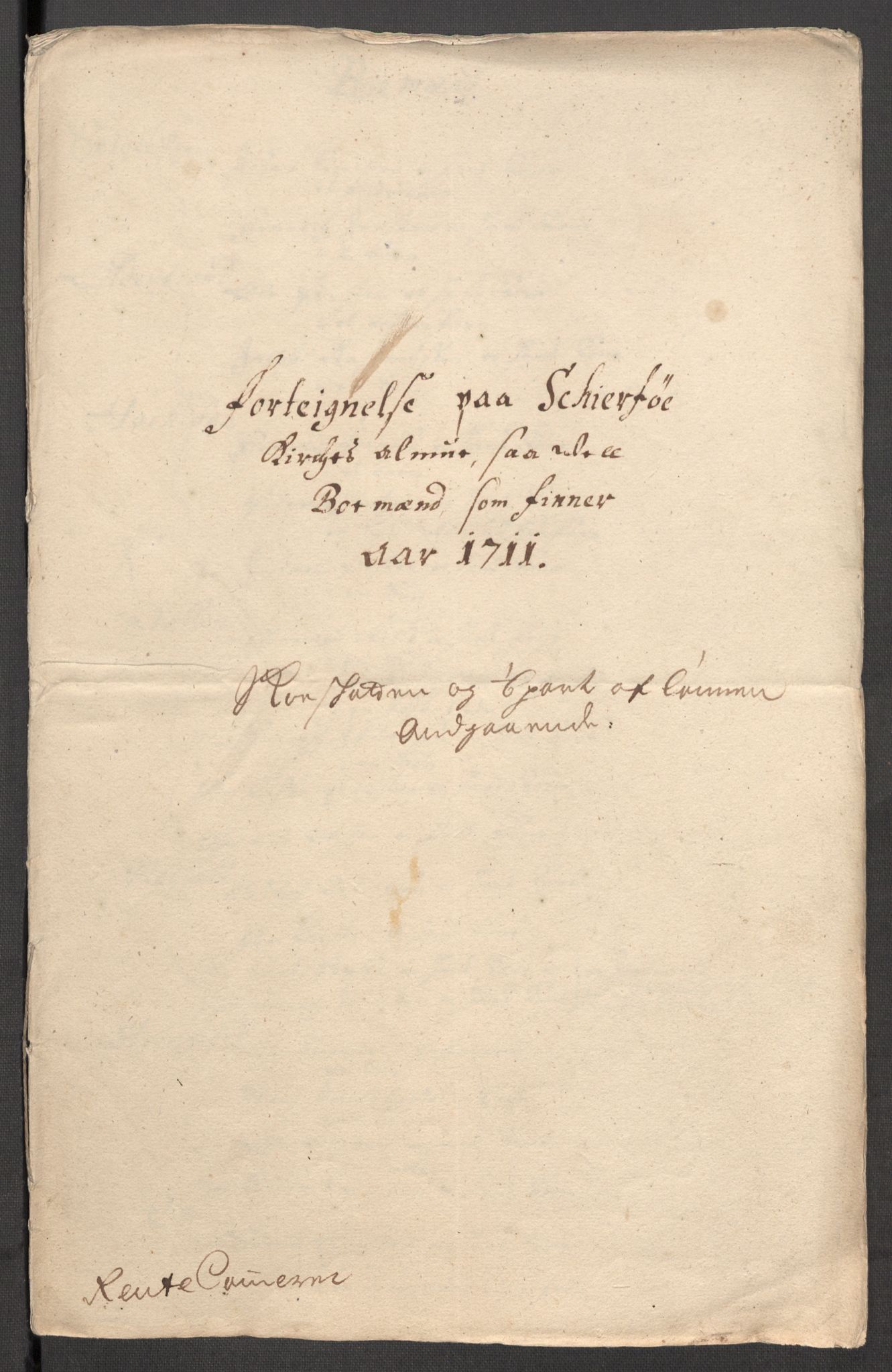 Rentekammeret inntil 1814, Reviderte regnskaper, Fogderegnskap, AV/RA-EA-4092/R68/L4758: Fogderegnskap Senja og Troms, 1711-1712, p. 162