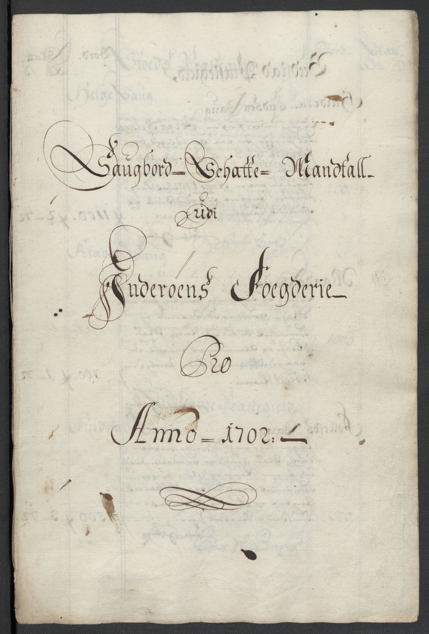 Rentekammeret inntil 1814, Reviderte regnskaper, Fogderegnskap, RA/EA-4092/R63/L4312: Fogderegnskap Inderøy, 1701-1702, p. 344