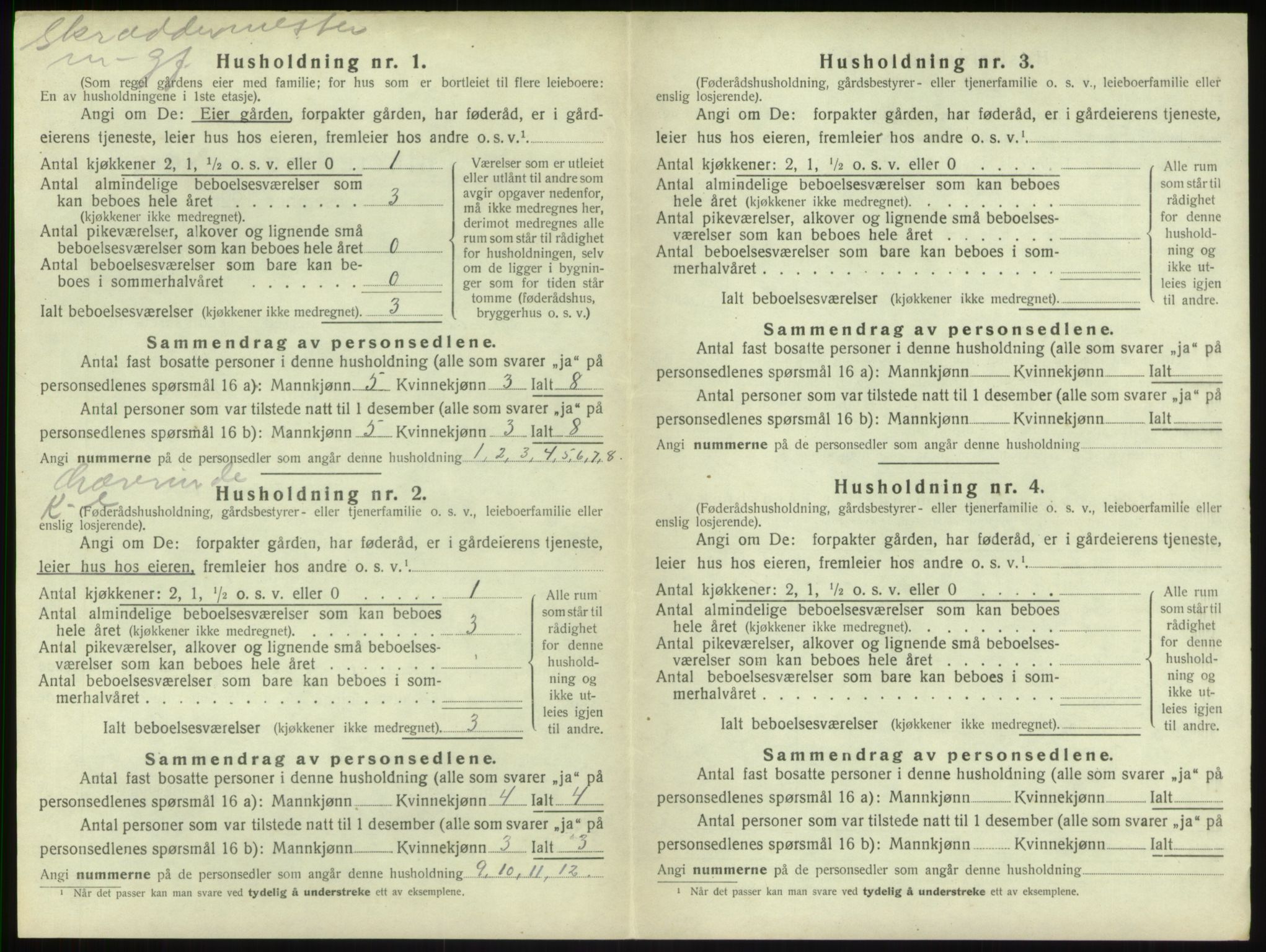 SAB, 1920 census for Sogndal, 1920, p. 270