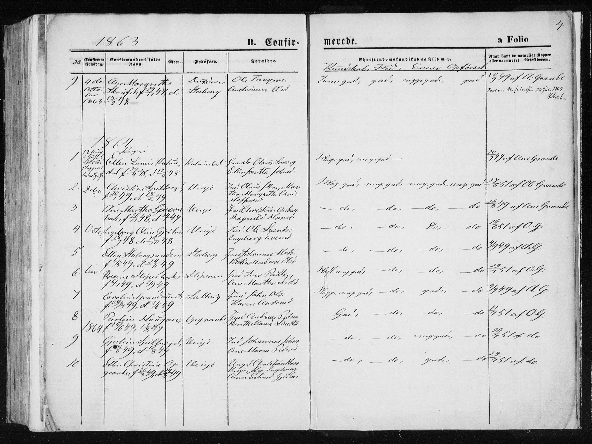 Ministerialprotokoller, klokkerbøker og fødselsregistre - Nord-Trøndelag, SAT/A-1458/733/L0323: Parish register (official) no. 733A02, 1843-1870, p. 4