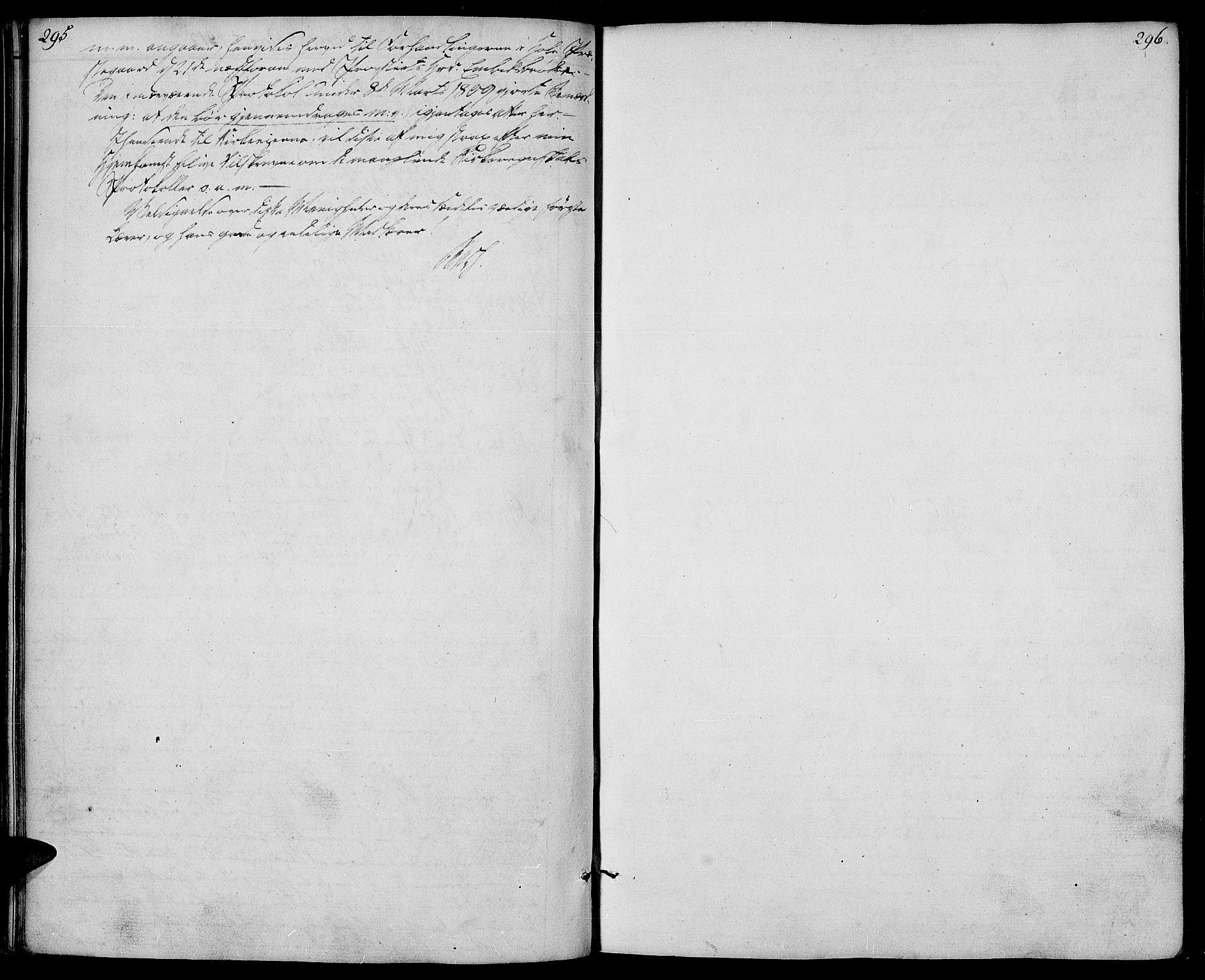 Gran prestekontor, SAH/PREST-112/H/Ha/Haa/L0008: Parish register (official) no. 8, 1798-1811, p. 295-296