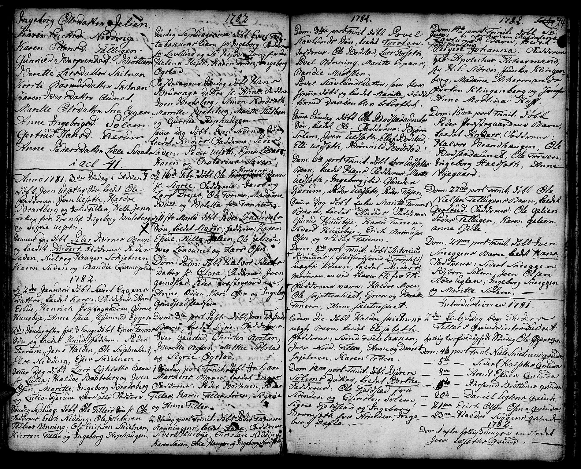 Ministerialprotokoller, klokkerbøker og fødselsregistre - Sør-Trøndelag, SAT/A-1456/618/L0437: Parish register (official) no. 618A02, 1749-1782, p. 44