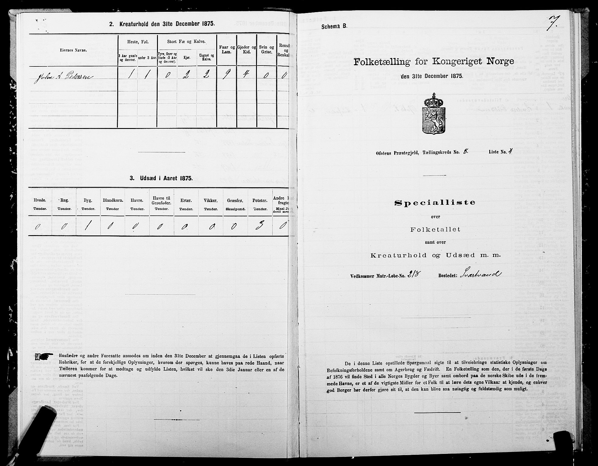 SATØ, 1875 census for 1914P Trondenes, 1875, p. 8007