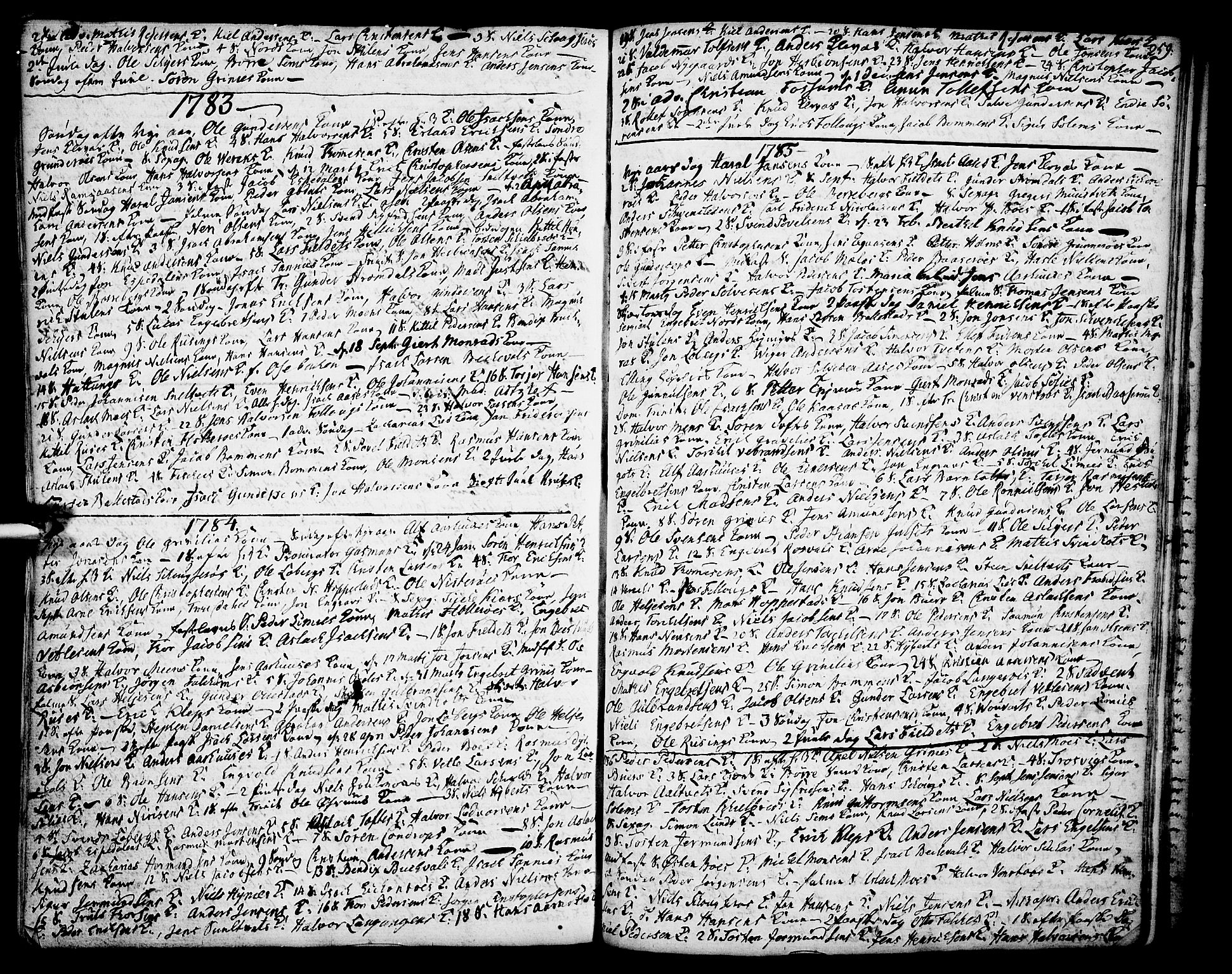 Gjerpen kirkebøker, SAKO/A-265/F/Fa/L0002: Parish register (official) no. I 2, 1747-1795, p. 259