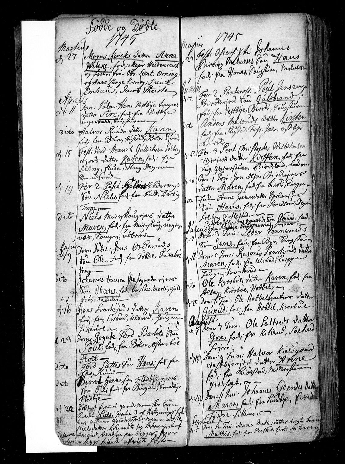 Enebakk prestekontor Kirkebøker, AV/SAO-A-10171c/F/Fa/L0001: Parish register (official) no. I 1, 1719-1754