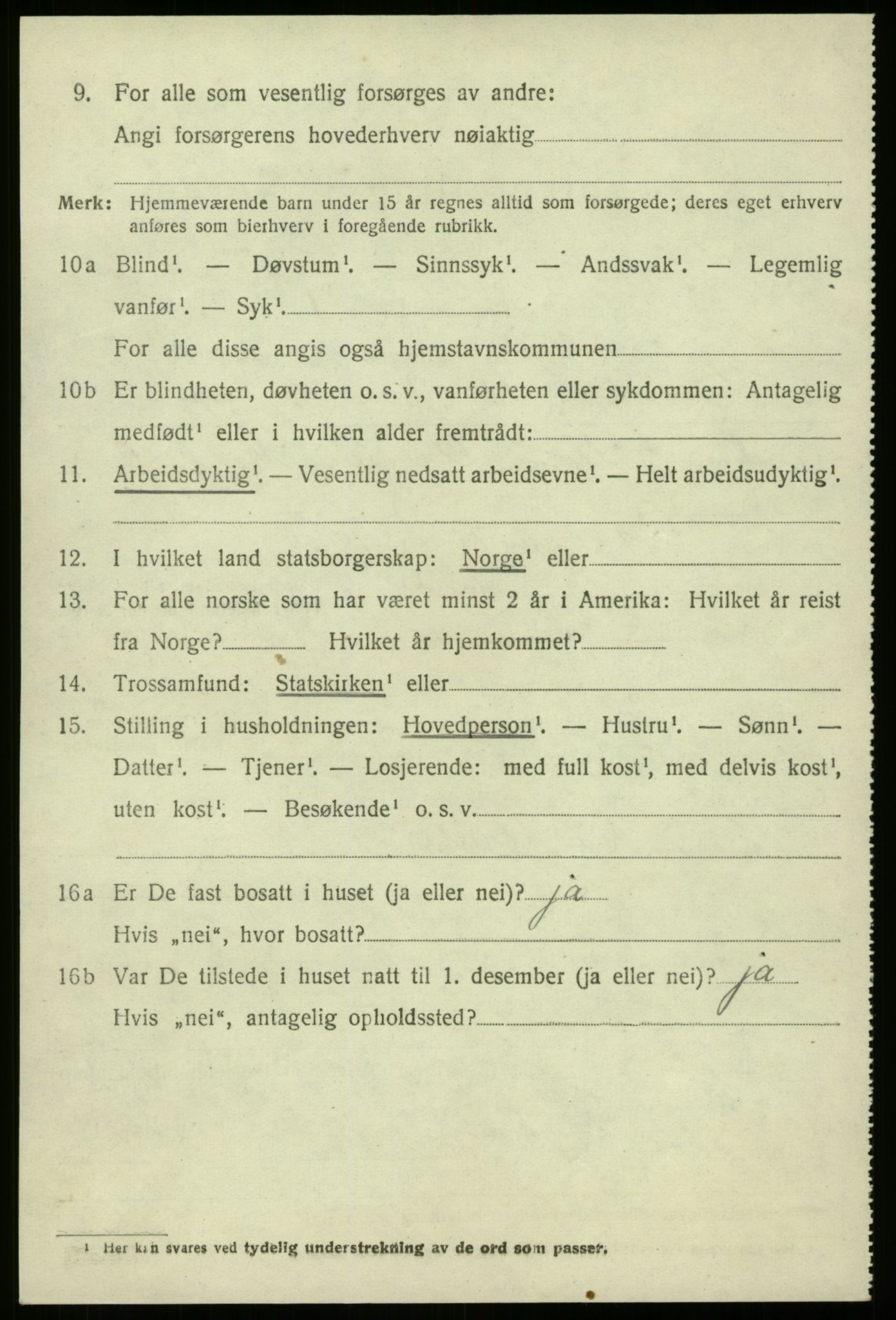 SAB, 1920 census for Eid, 1920, p. 3733