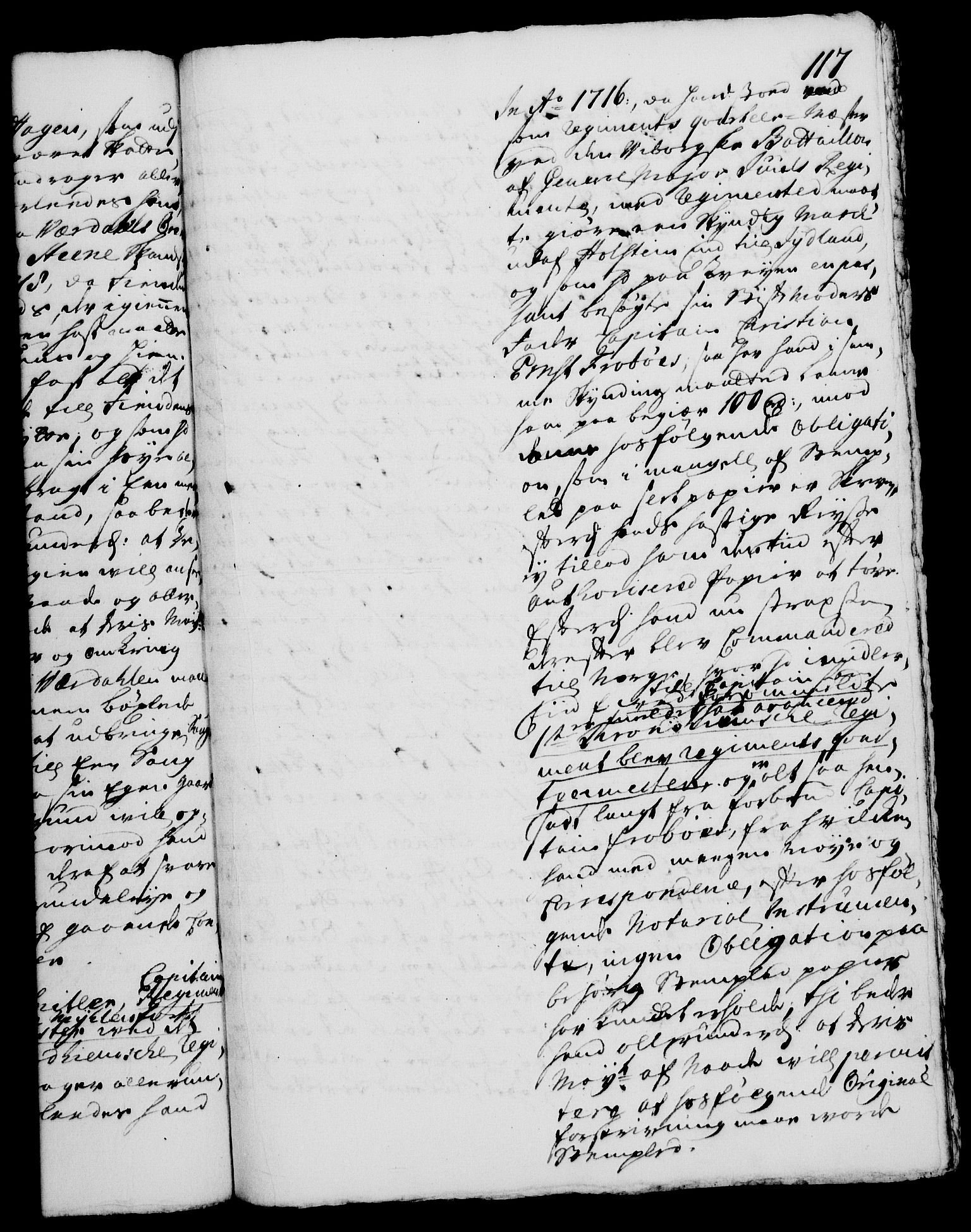 Rentekammeret, Kammerkanselliet, RA/EA-3111/G/Gh/Gha/L0001: Norsk ekstraktmemorialprotokoll, sak. 1-375 (merket RK 53.46), 1720, p. 117
