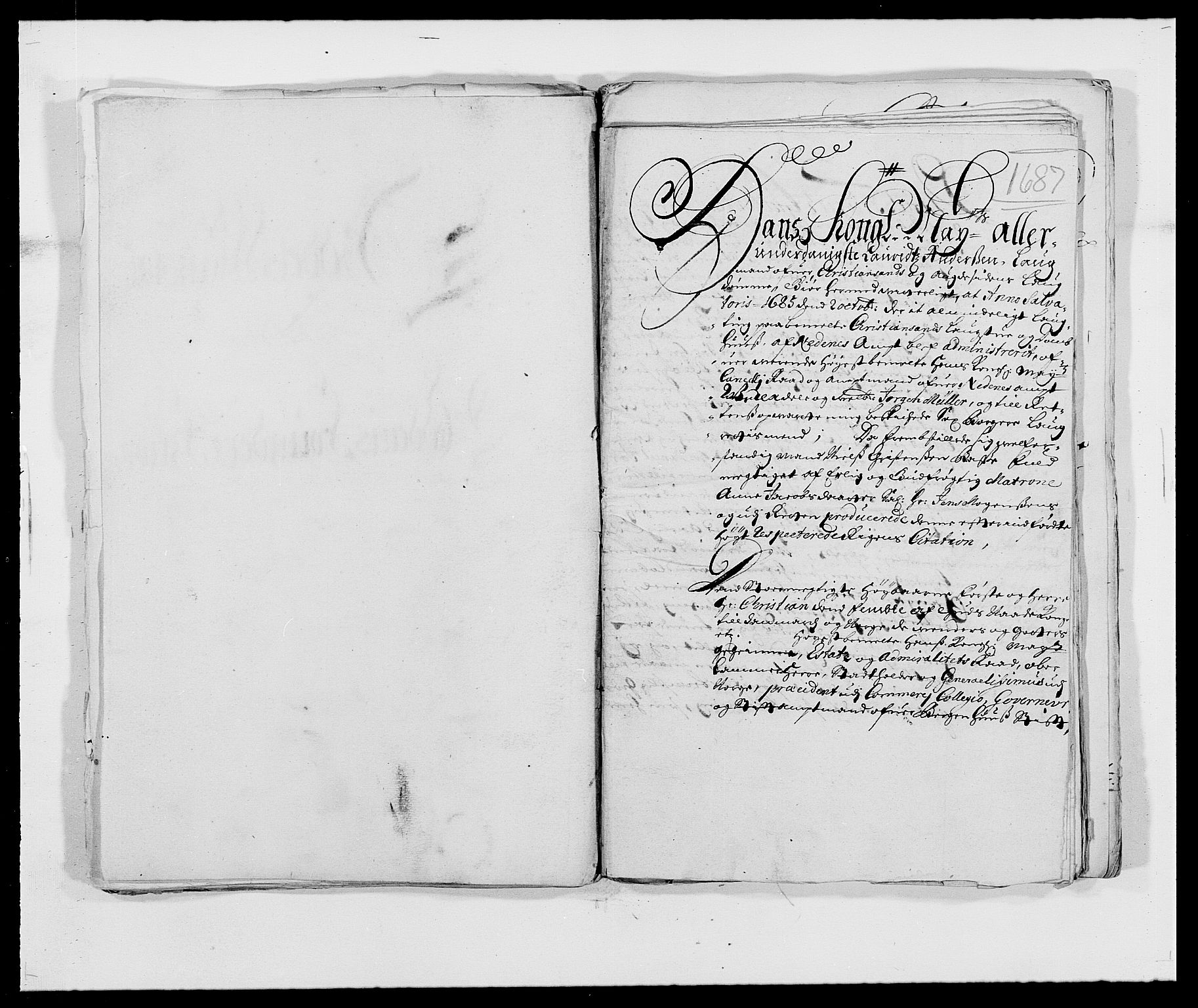 Rentekammeret inntil 1814, Reviderte regnskaper, Fogderegnskap, RA/EA-4092/R39/L2308: Fogderegnskap Nedenes, 1684-1689, p. 211