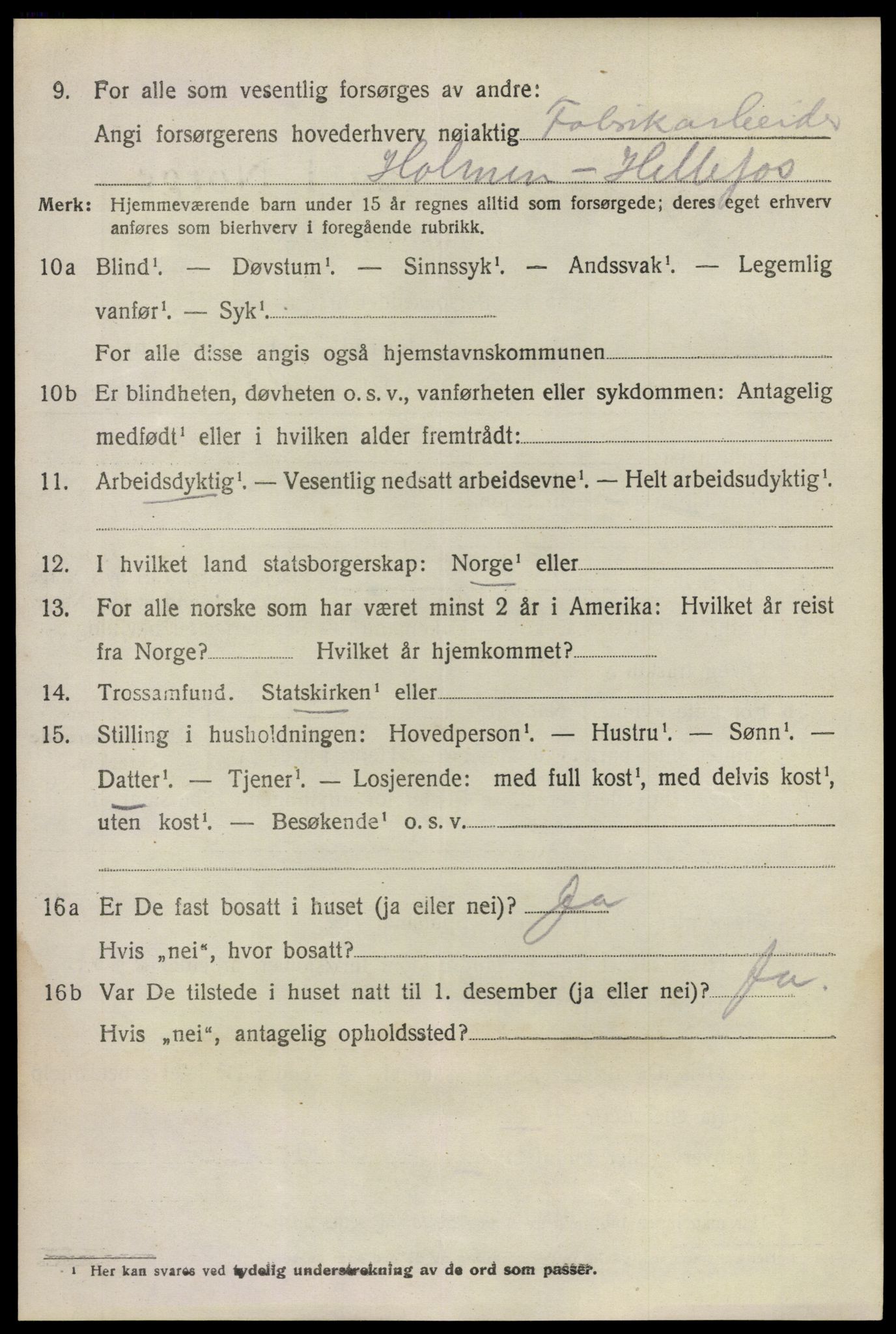 SAKO, 1920 census for Øvre Eiker, 1920, p. 8203