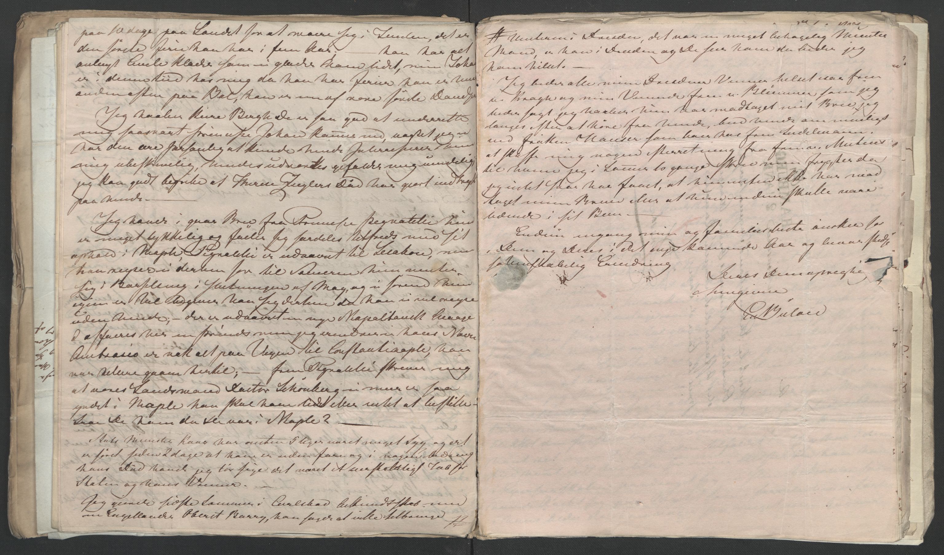 Faye, Andreas, AV/RA-PA-0015/F/Fh/L0027/0001: -- / Breve fra fru Emilie Bülow til Irgens-Bergh angaaende dagens begivenheder ved det danske hof 1825-1827, p. 58