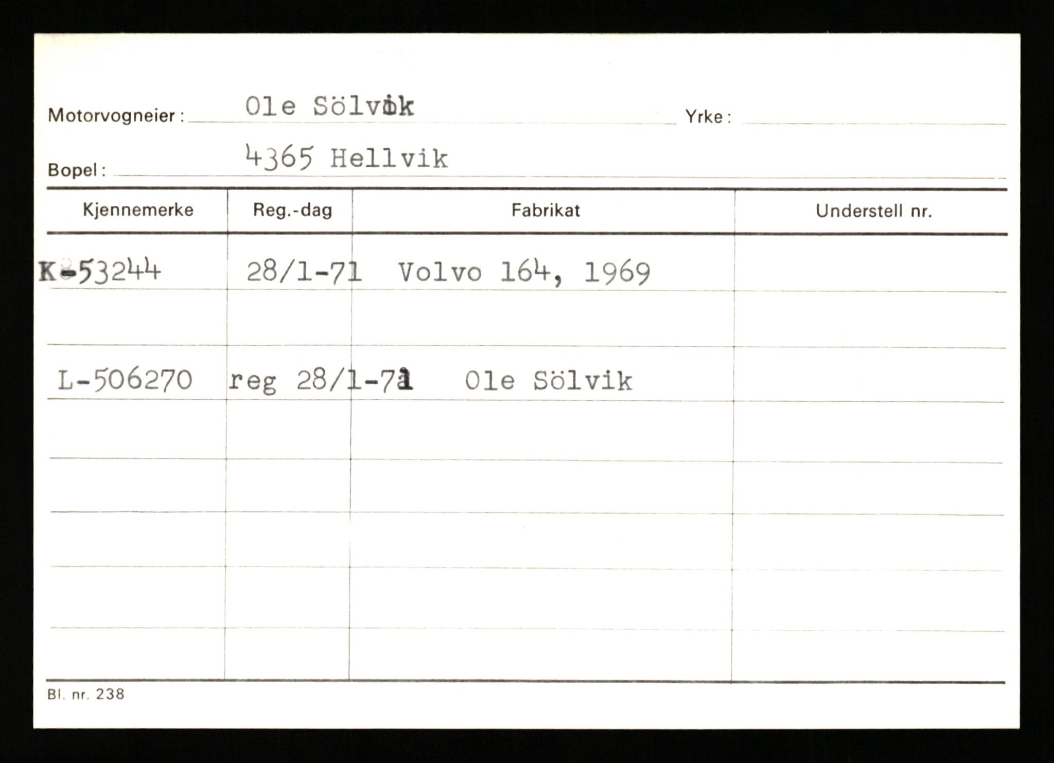 Stavanger trafikkstasjon, AV/SAST-A-101942/0/G/L0007: Registreringsnummer: 49019 - 67460, 1930-1971, p. 1135