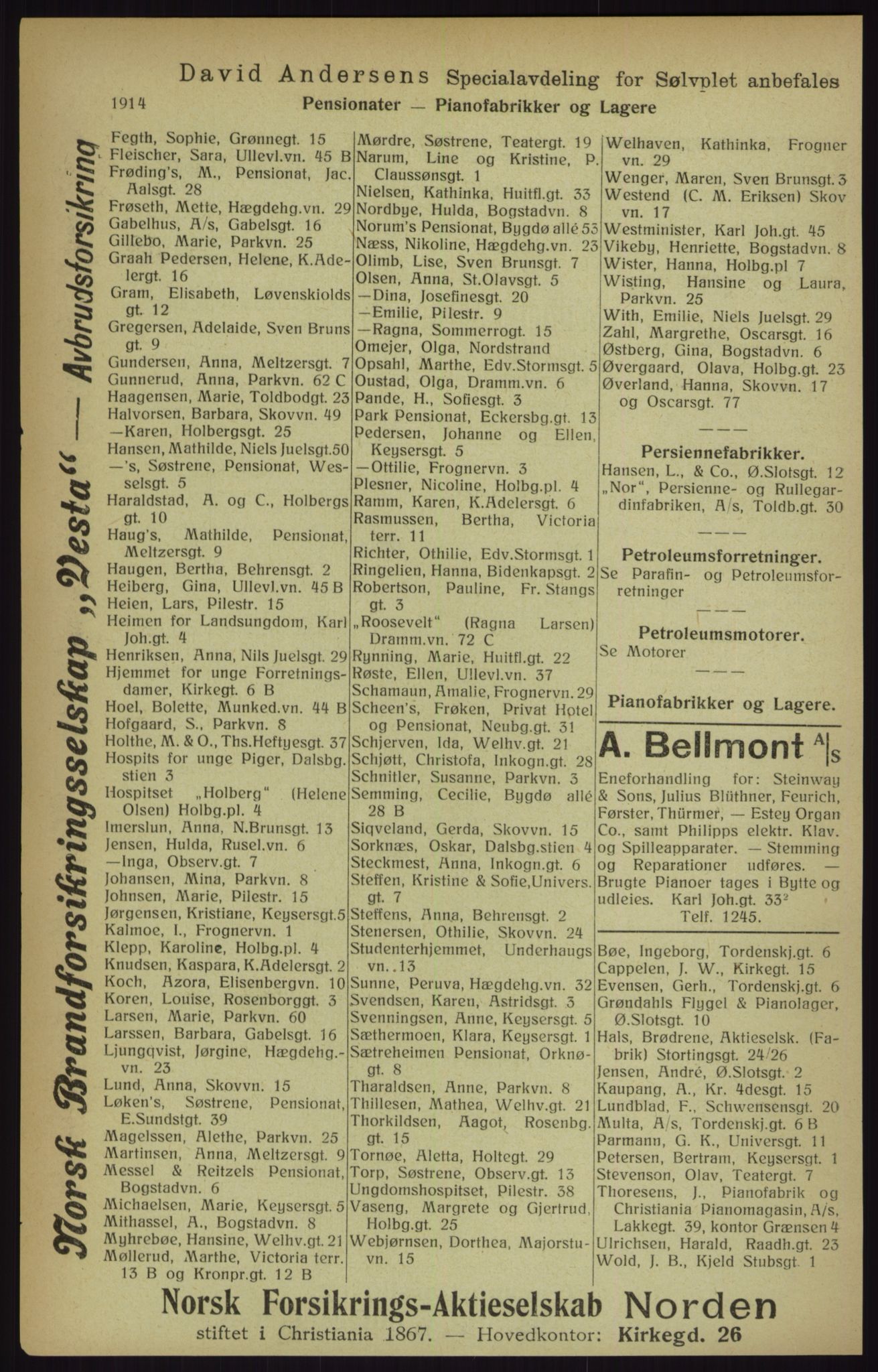 Kristiania/Oslo adressebok, PUBL/-, 1916, p. 1914