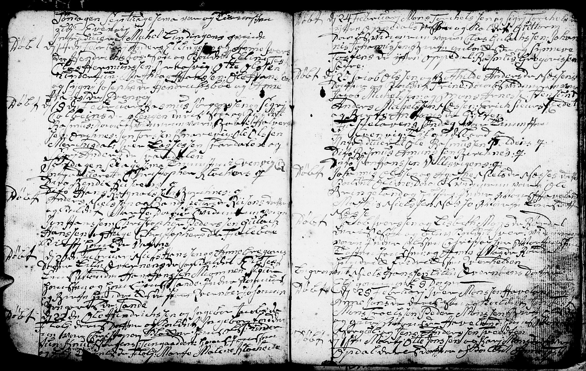 Gulen sokneprestembete, AV/SAB-A-80201/H/Hab: Parish register (copy) no. A 1, 1786-1791, p. 4