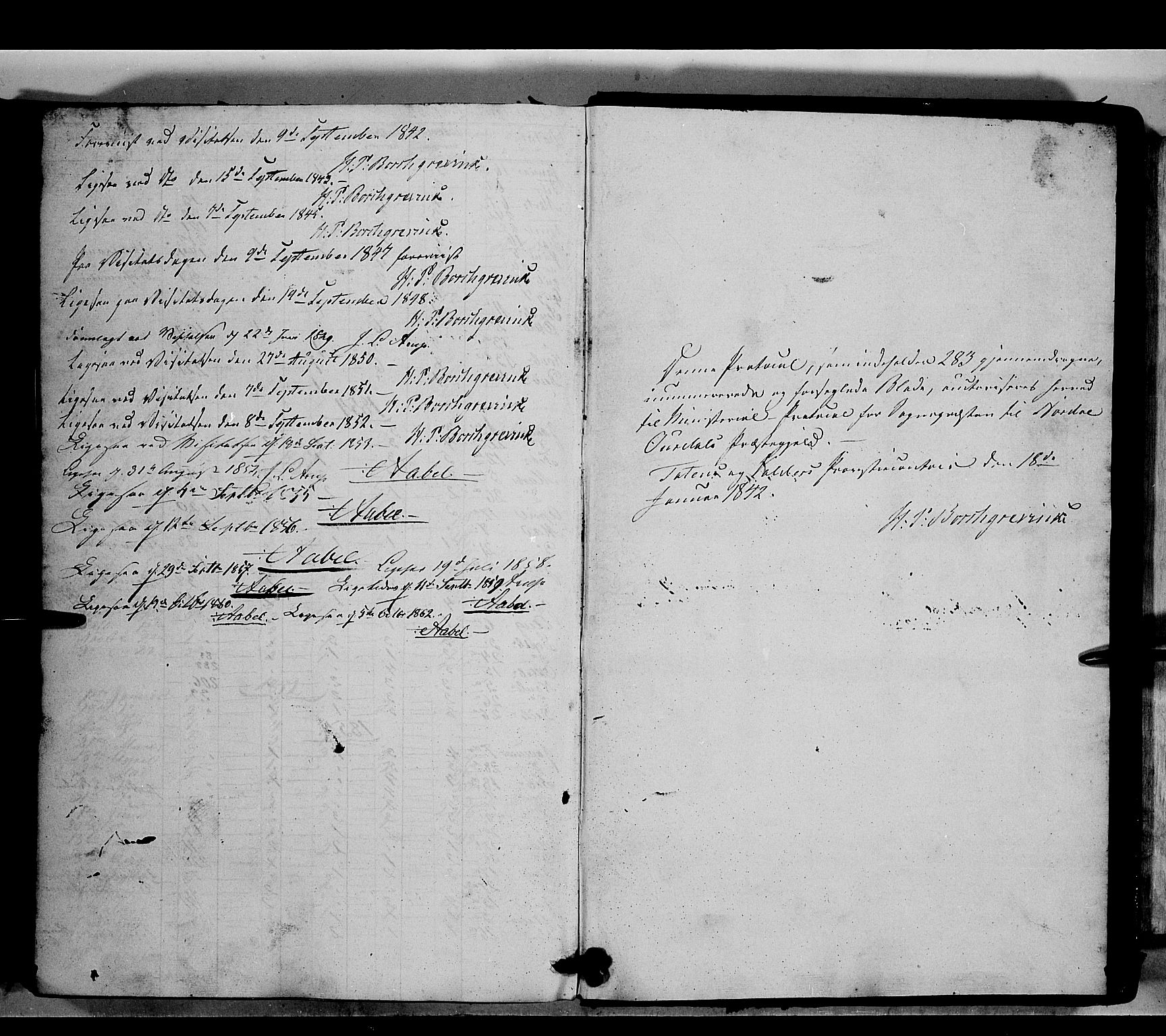 Nord-Aurdal prestekontor, SAH/PREST-132/H/Ha/Haa/L0007: Parish register (official) no. 7, 1842-1863
