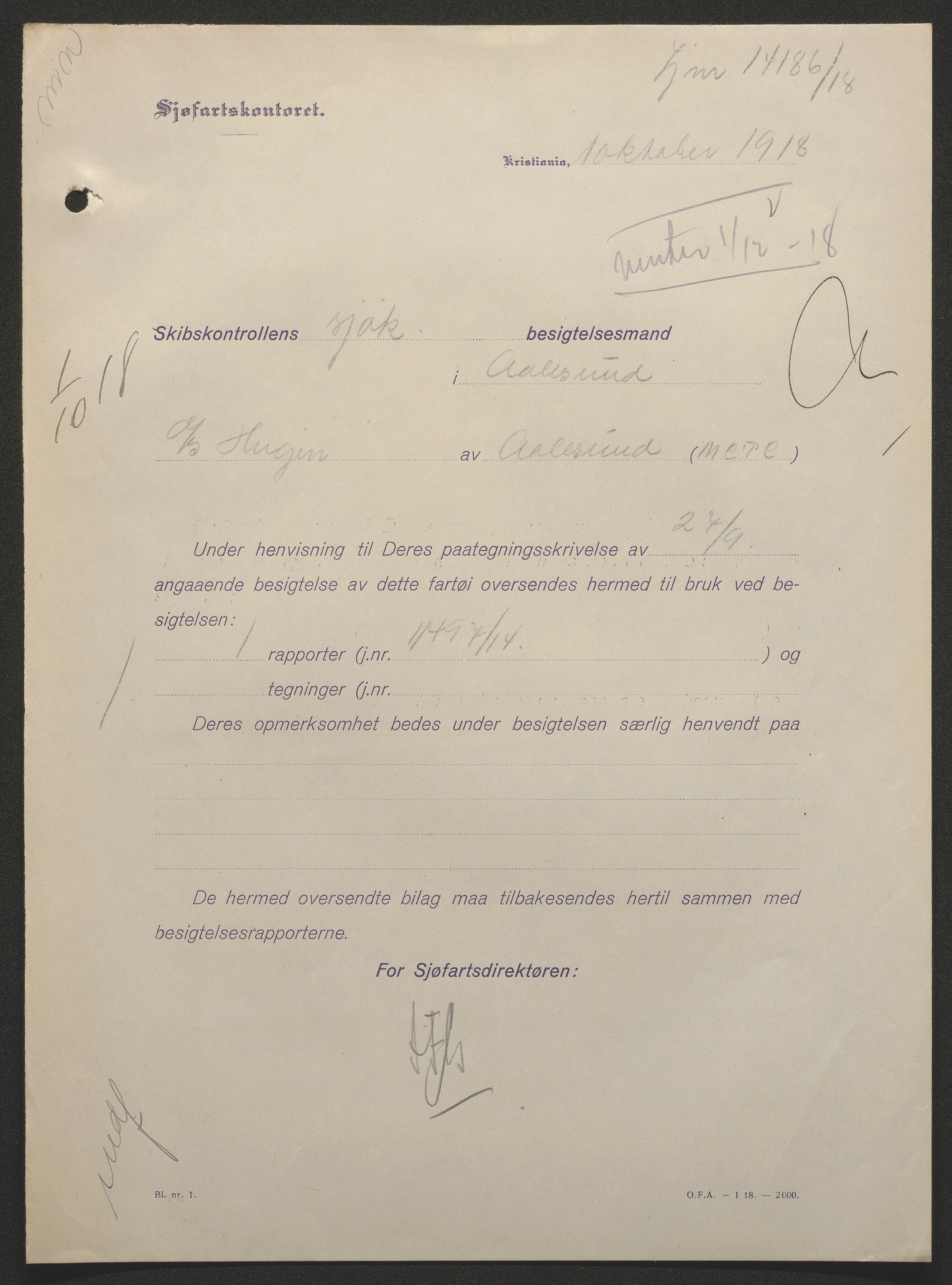 Sjøfartsdirektoratet med forløpere, skipsmapper slettede skip, AV/RA-S-4998/F/Fa/L0519: --, 1850-1922, p. 403