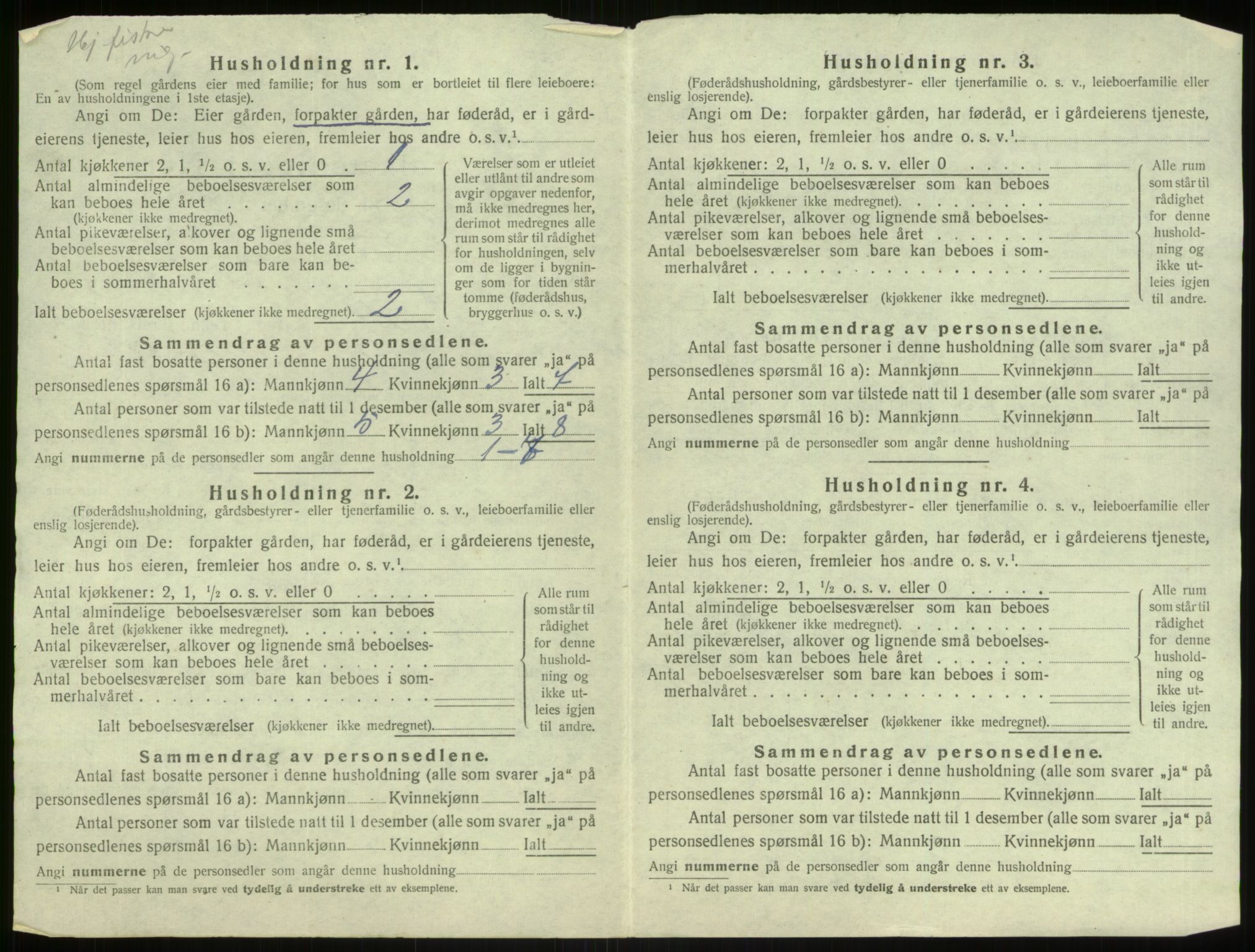 SAB, 1920 census for Herdla, 1920, p. 1352