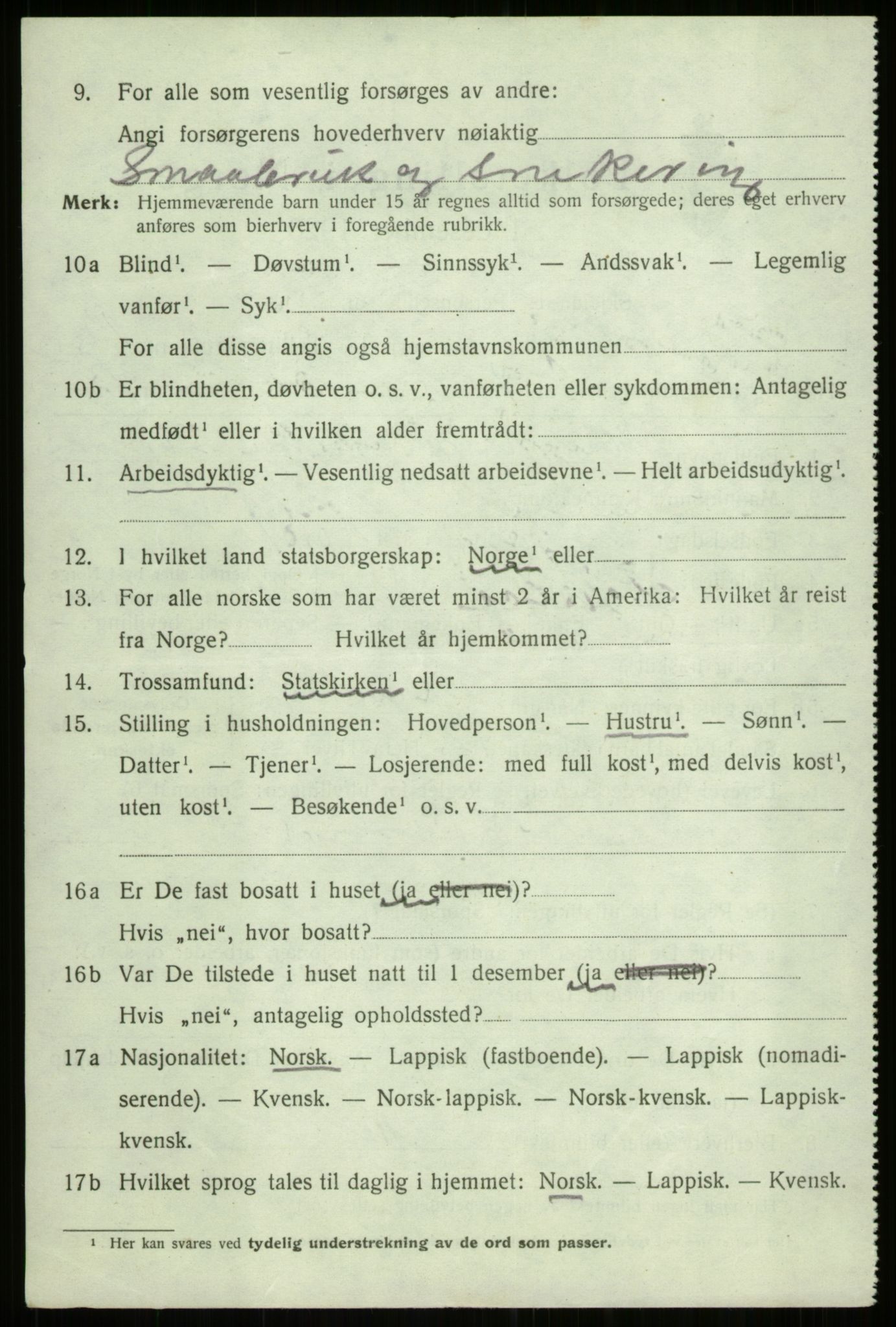 SATØ, 1920 census for Bjarkøy, 1920, p. 4678