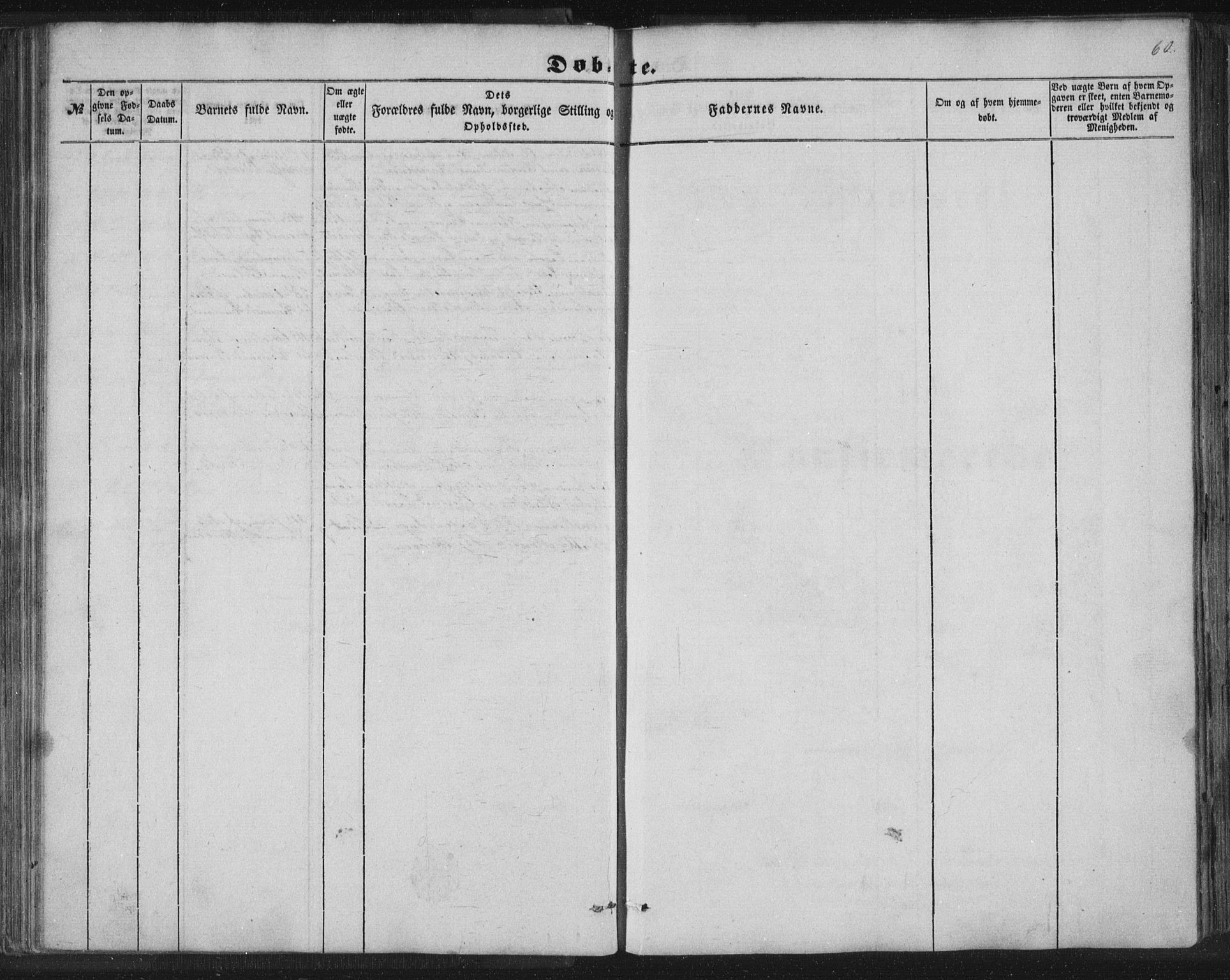 Sund sokneprestembete, SAB/A-99930: Parish register (copy) no. B 1, 1852-1873, p. 60