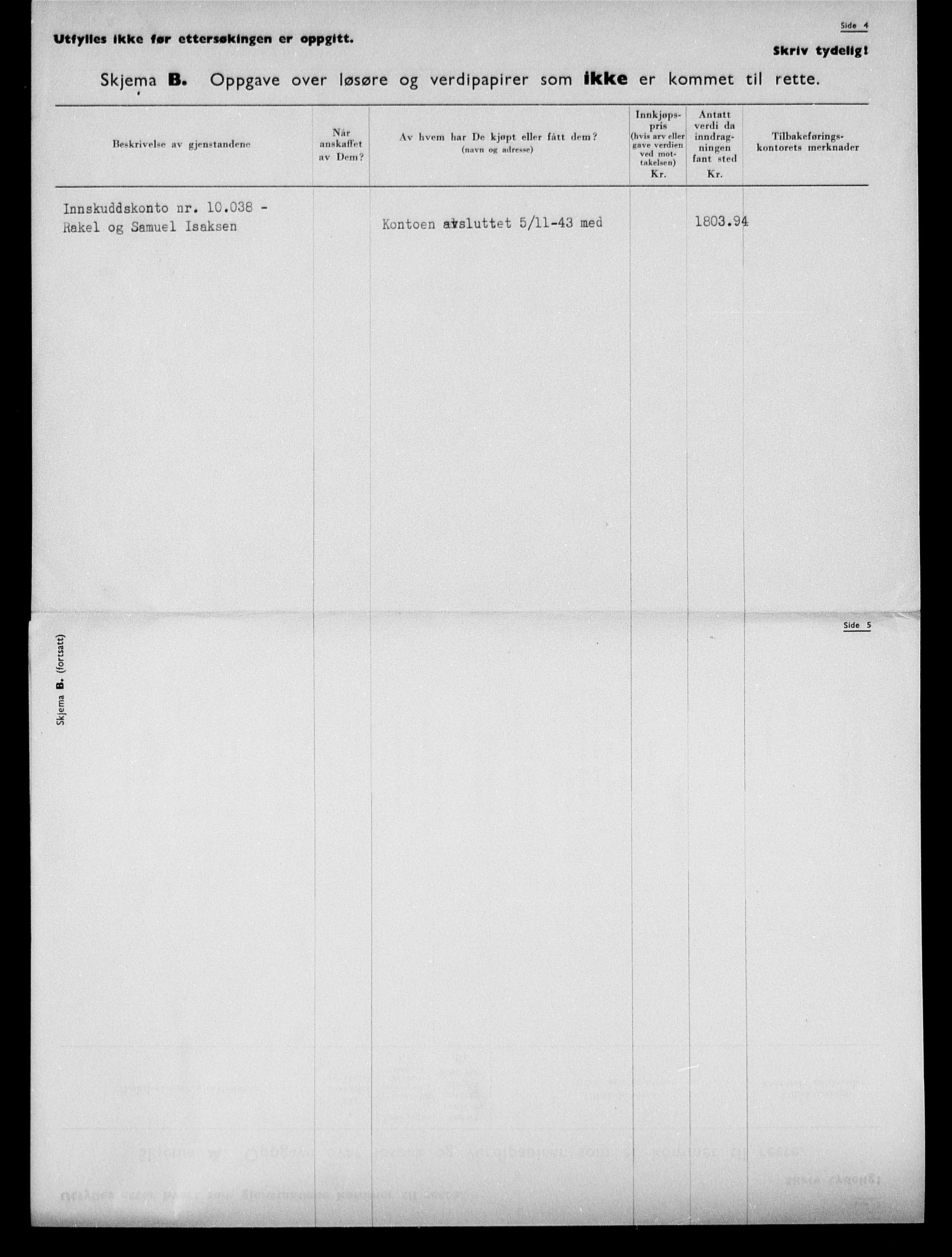 Justisdepartementet, Tilbakeføringskontoret for inndratte formuer, AV/RA-S-1564/H/Hc/Hca/L0898: --, 1945-1947, p. 142