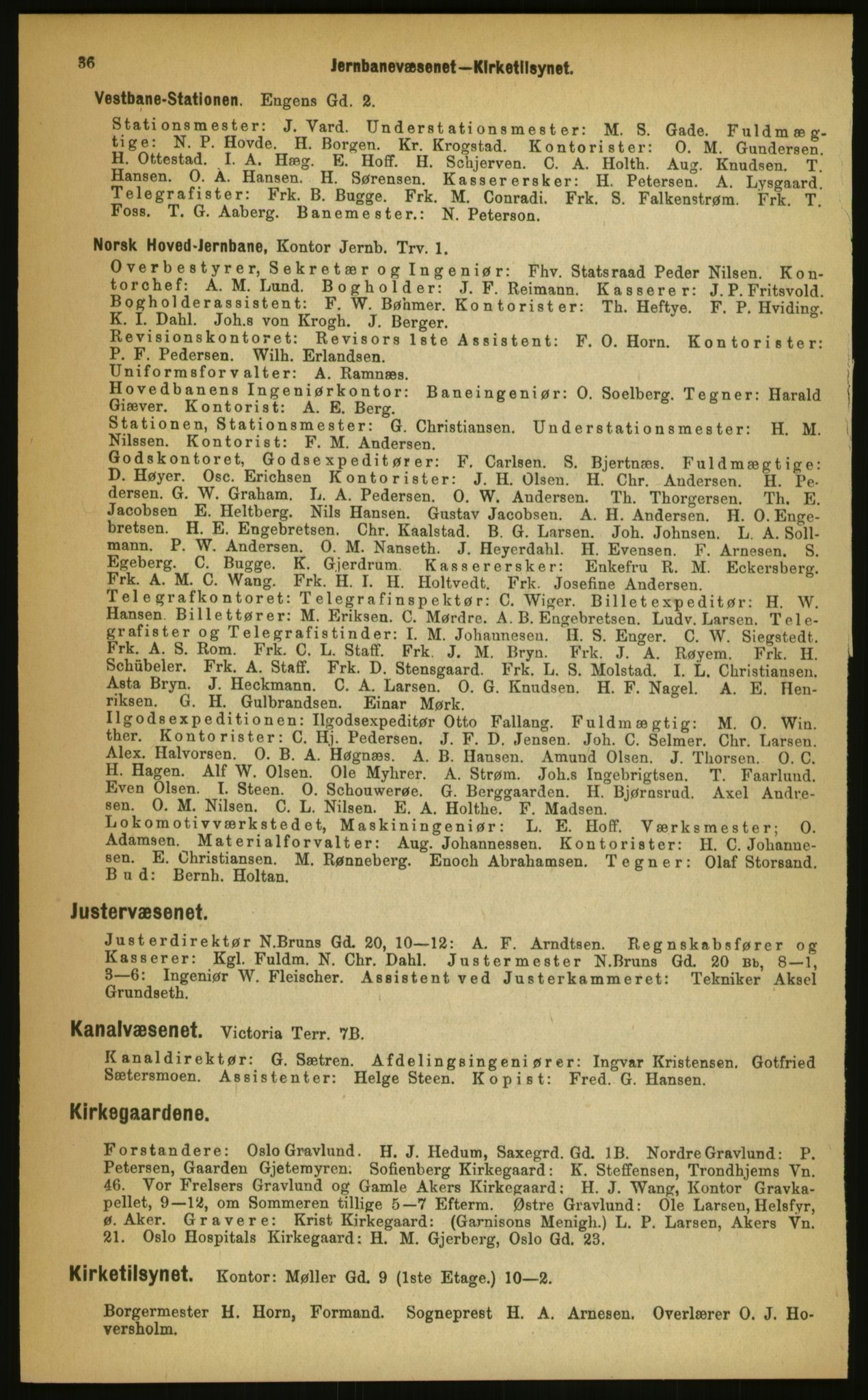 Kristiania/Oslo adressebok, PUBL/-, 1899, p. 36