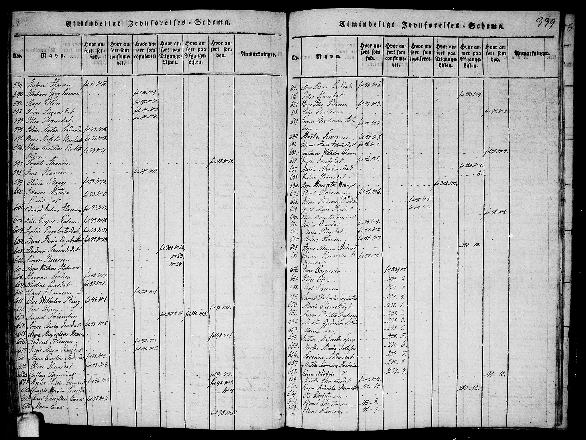 Drøbak prestekontor Kirkebøker, AV/SAO-A-10142a/F/Fa/L0001: Parish register (official) no. I 1, 1816-1842, p. 339
