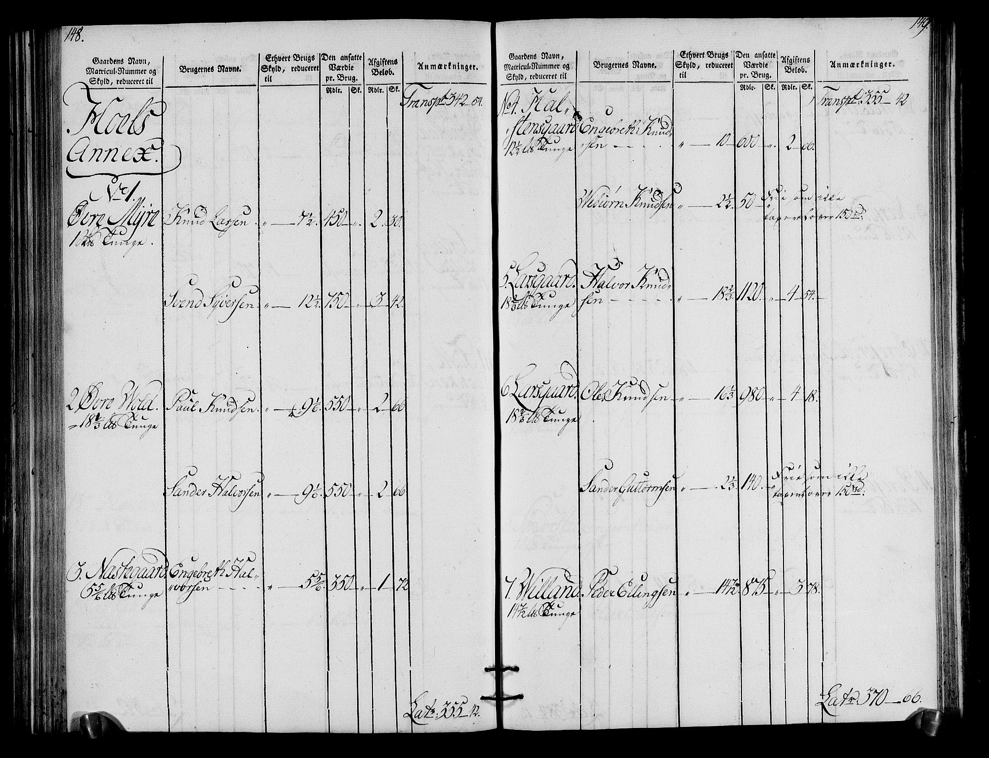 Rentekammeret inntil 1814, Realistisk ordnet avdeling, AV/RA-EA-4070/N/Ne/Nea/L0050: Ringerike og Hallingdal fogderi. Oppebørselsregister for Hallingdal, 1803-1804, p. 78