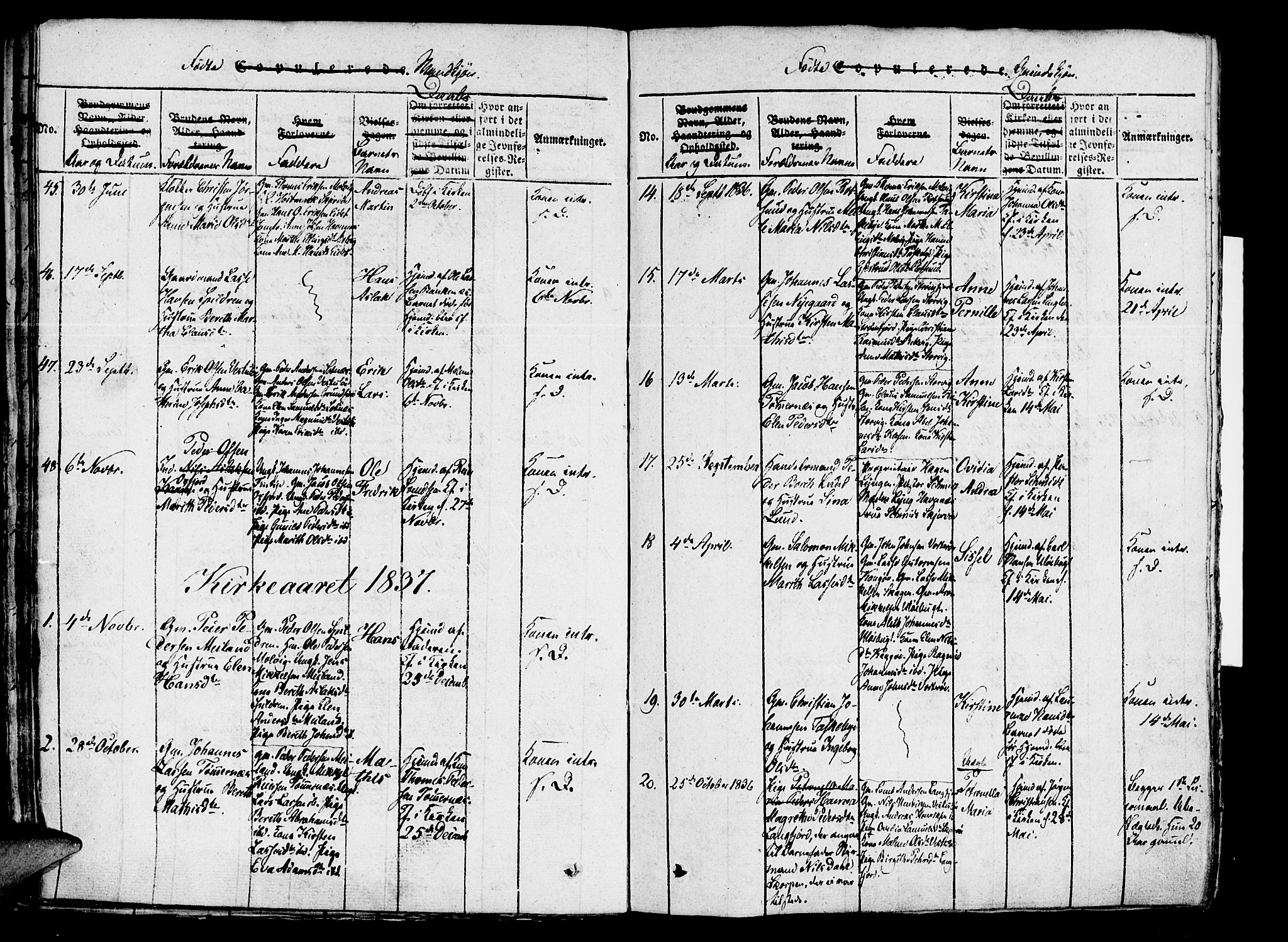 Skjervøy sokneprestkontor, AV/SATØ-S-1300/H/Ha/Haa/L0004kirke: Parish register (official) no. 4, 1820-1838