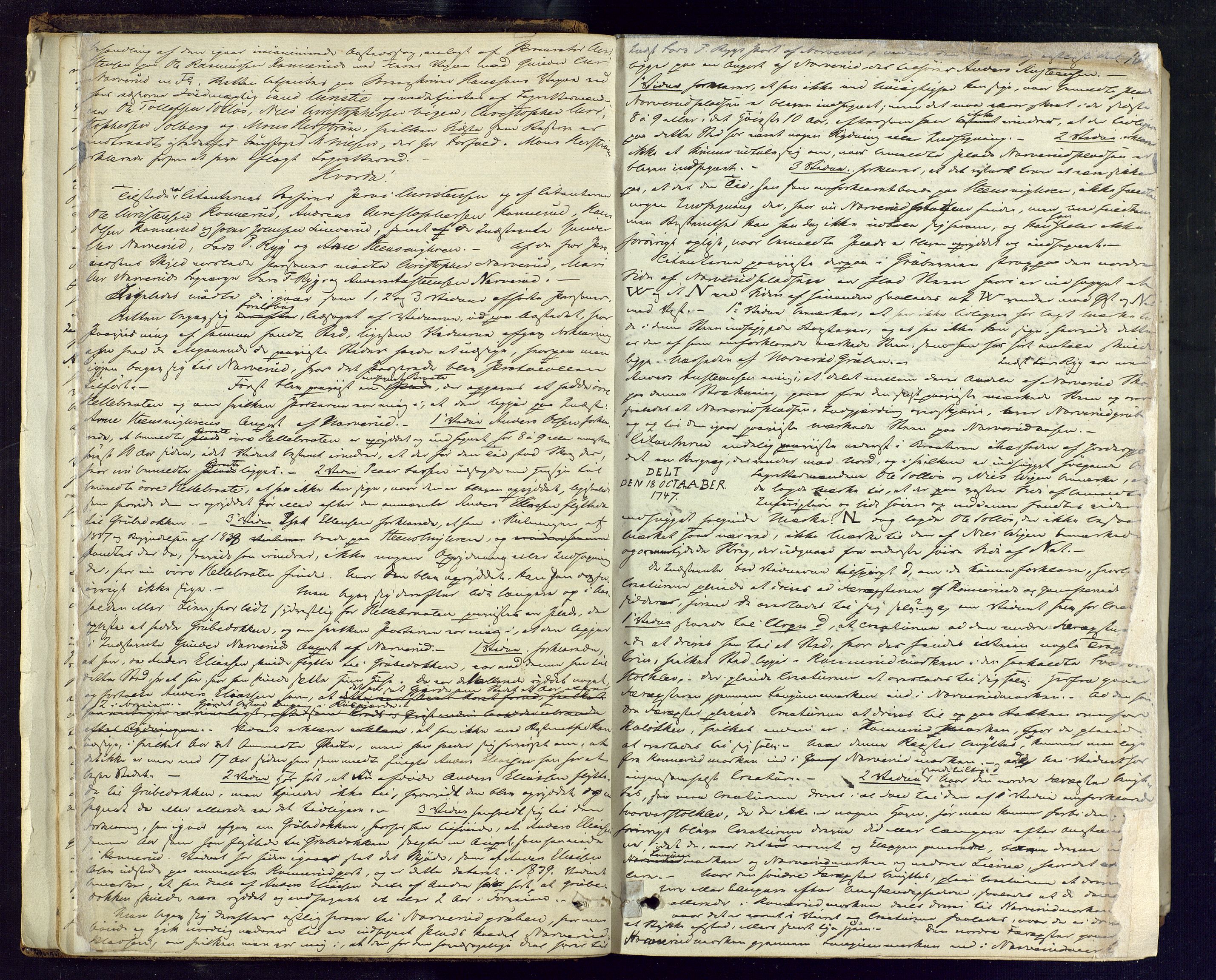 Eiker, Modum og Sigdal sorenskriveri, AV/SAKO-A-123/F/Fc/L0005: Ekstrarettsprotokoll - Eiker, 1854-1862, p. 10