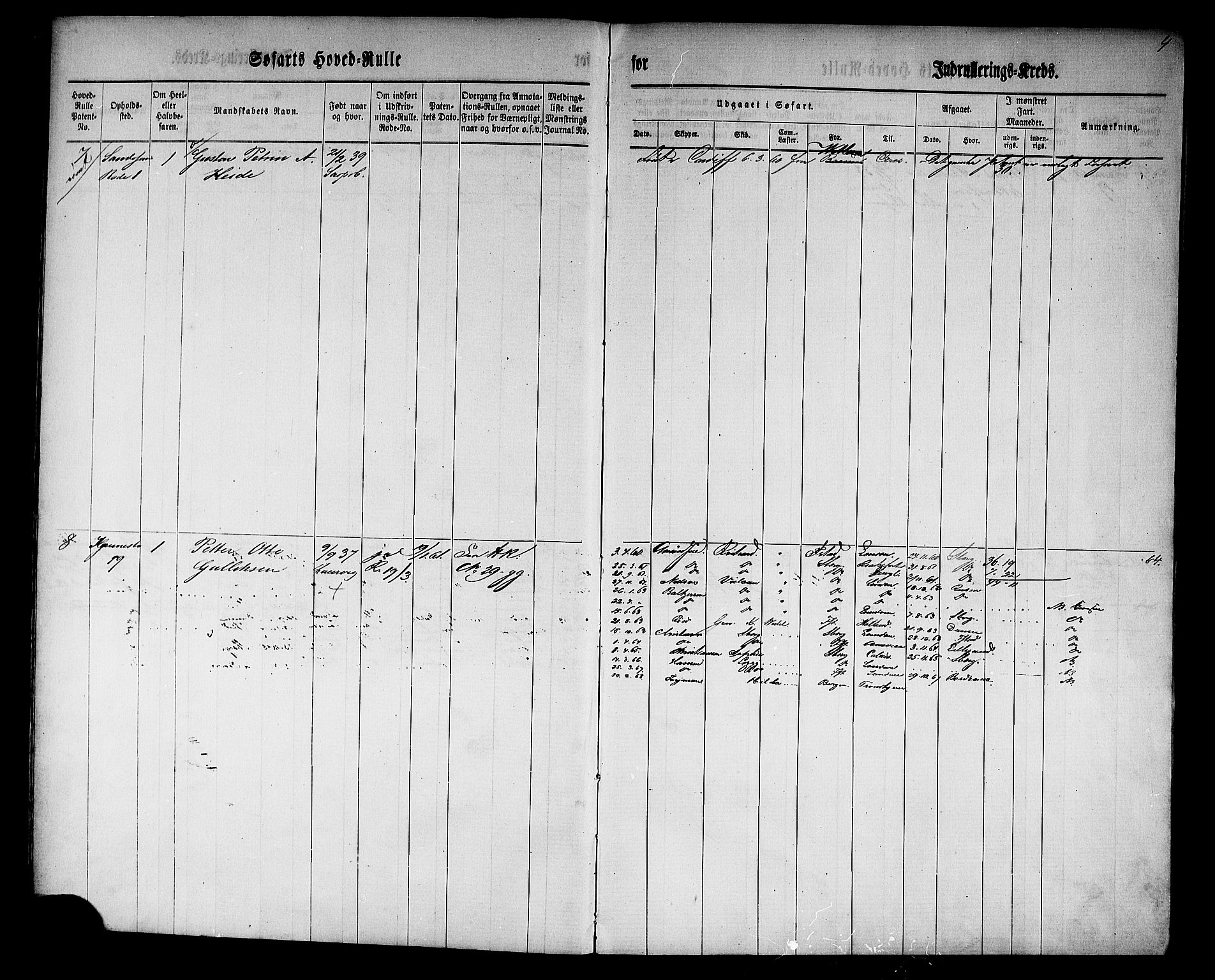 Sarpsborg mønstringskontor, AV/SAO-A-10569c/F/Fc/Fcb/L0001: Hovedrulle, 1860, p. 6